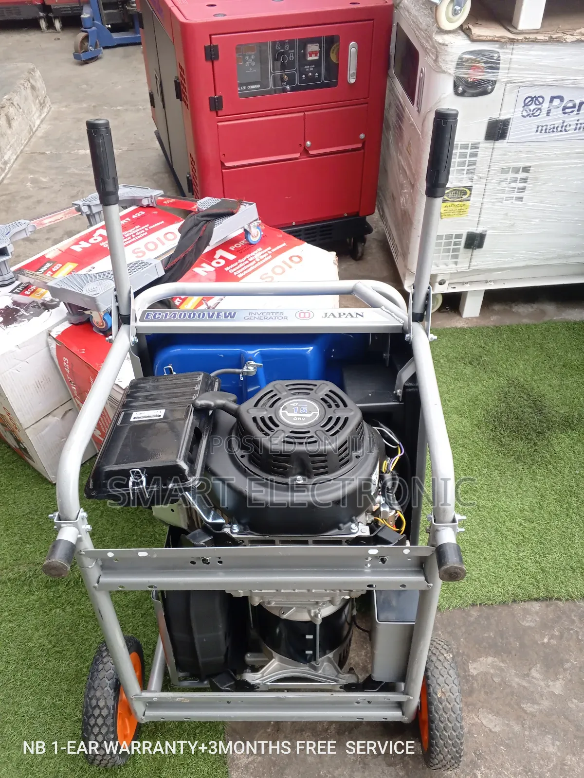 Ecoolmax Geneset Silent Petrol 12kva 14000W Key Japan Made