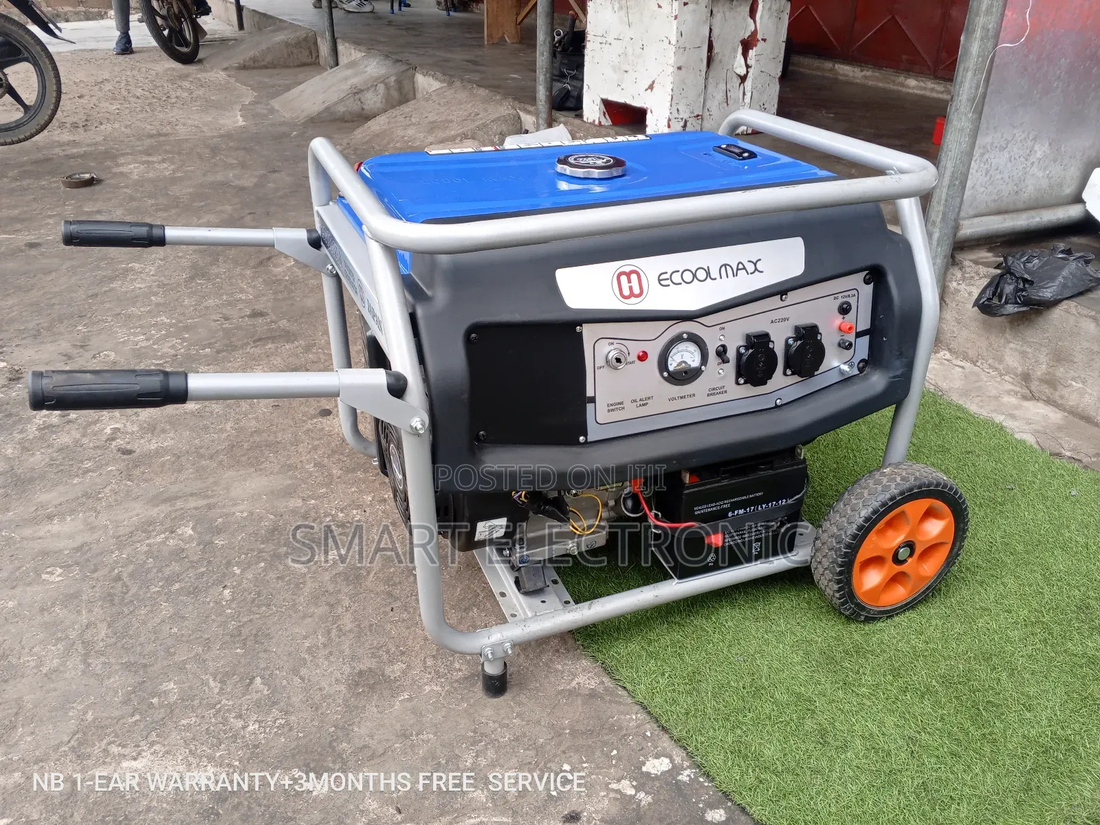 100% Copper Ecoolmax Generator 12kw 14000W Silent Petrol