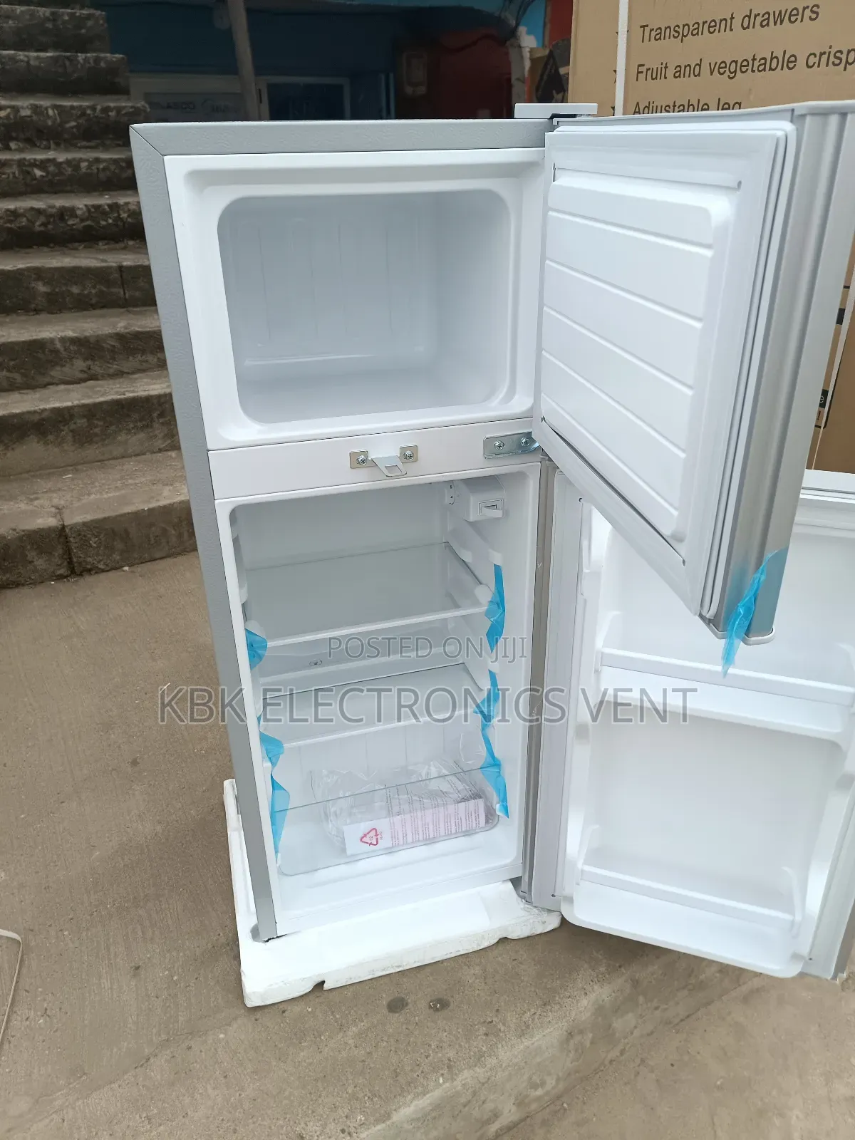 Nasco 110liter Double Door Refrigerator