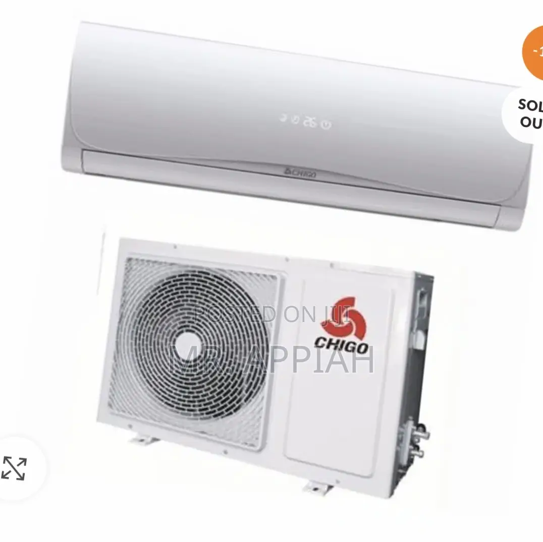 Sleek Chigo 1.5hp R410 Gas Split Air Conditioner(White) 