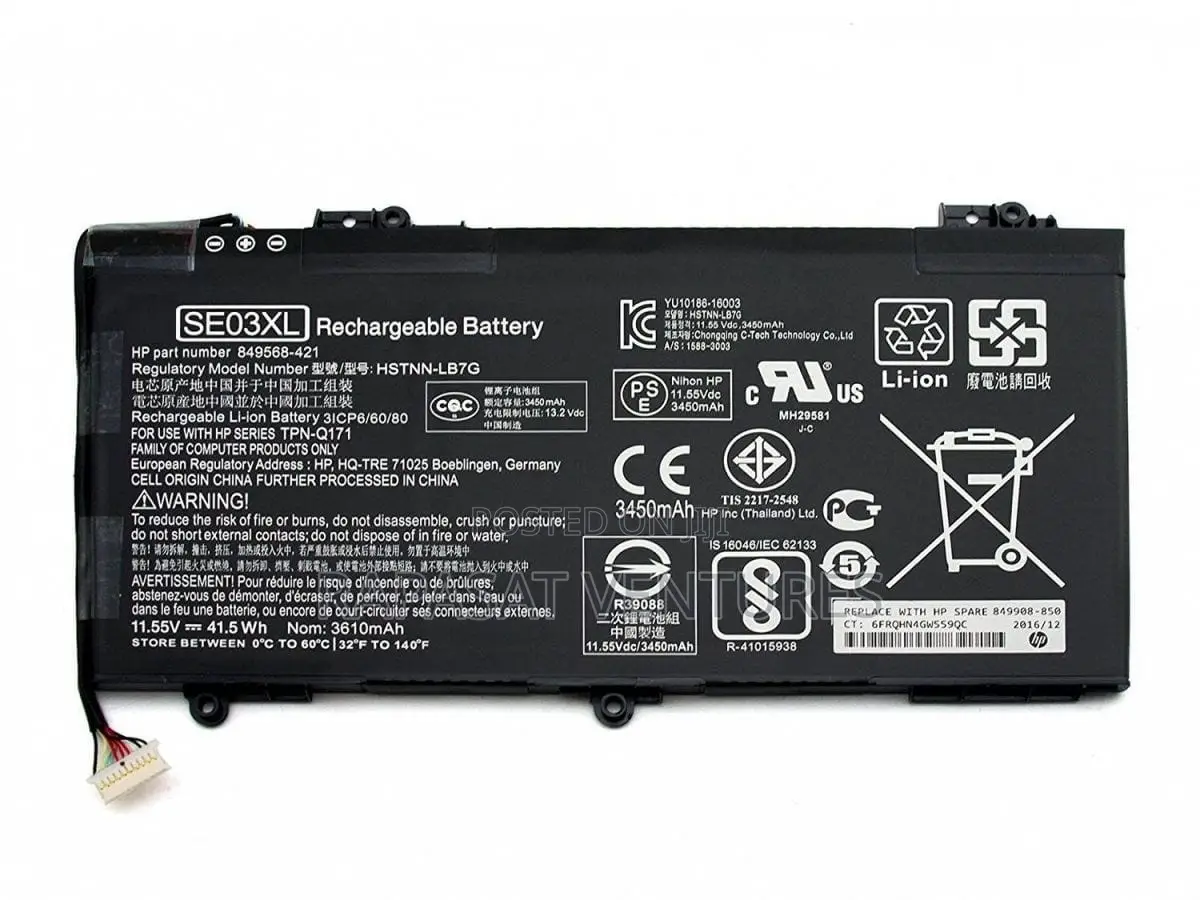 HP Se03xl Battery