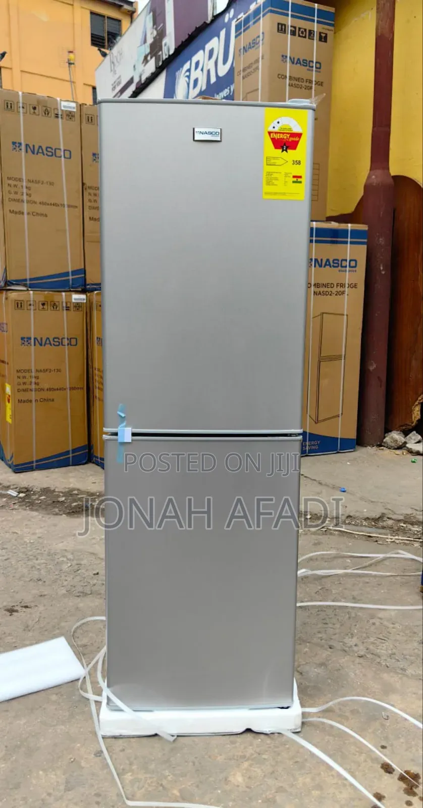 Nasco 197 LTR Bottom Freezer Refrigerator Nasd2-24fl