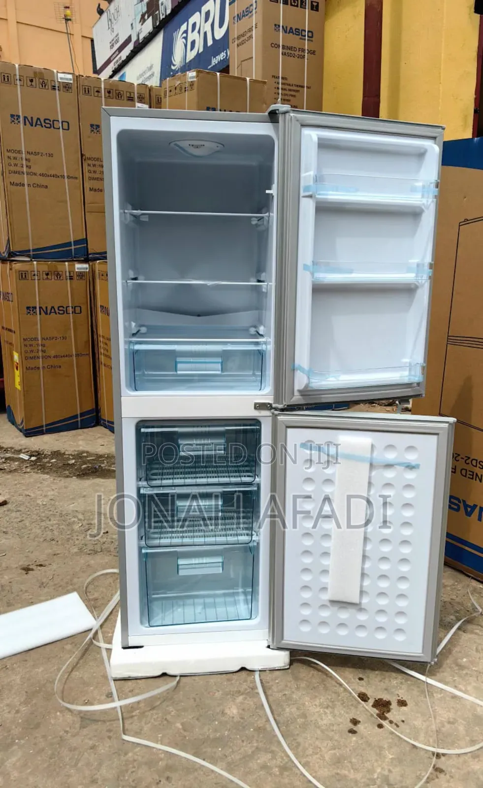 Nasco 197 LTR Bottom Freezer Refrigerator Nasd2-24fl