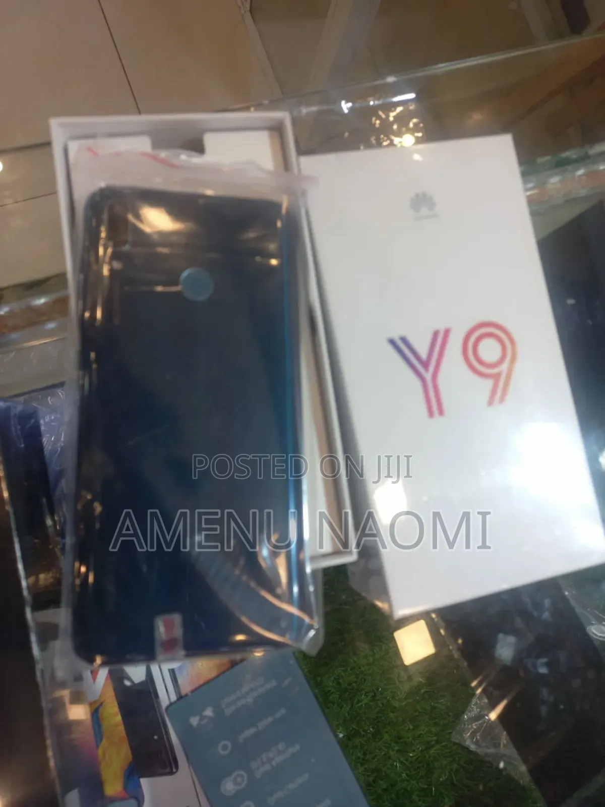 New Huawei Y9 128 GB Blue
