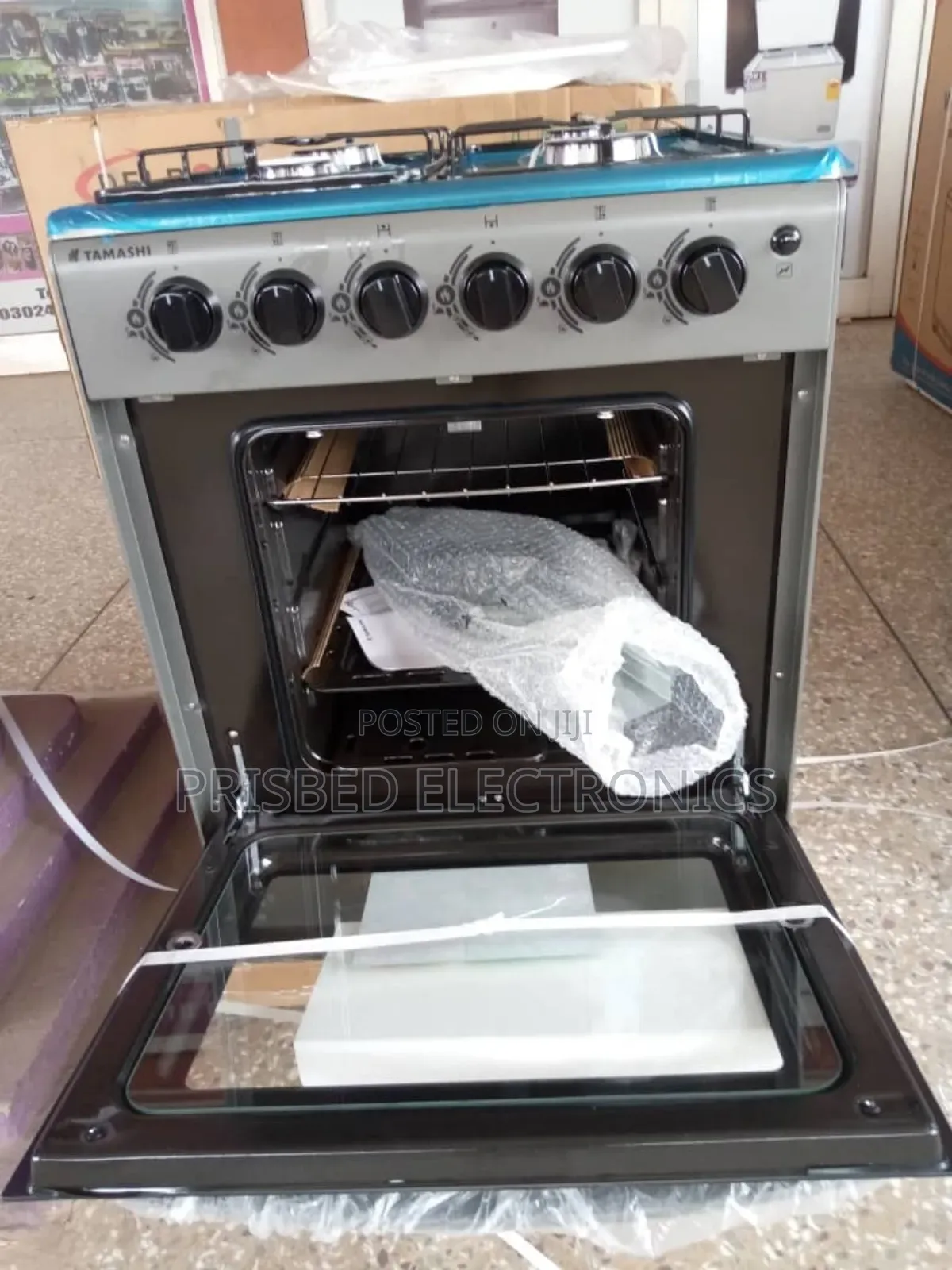 Tamashi 4burner Gas Cooker 60*60 With Oven Grill