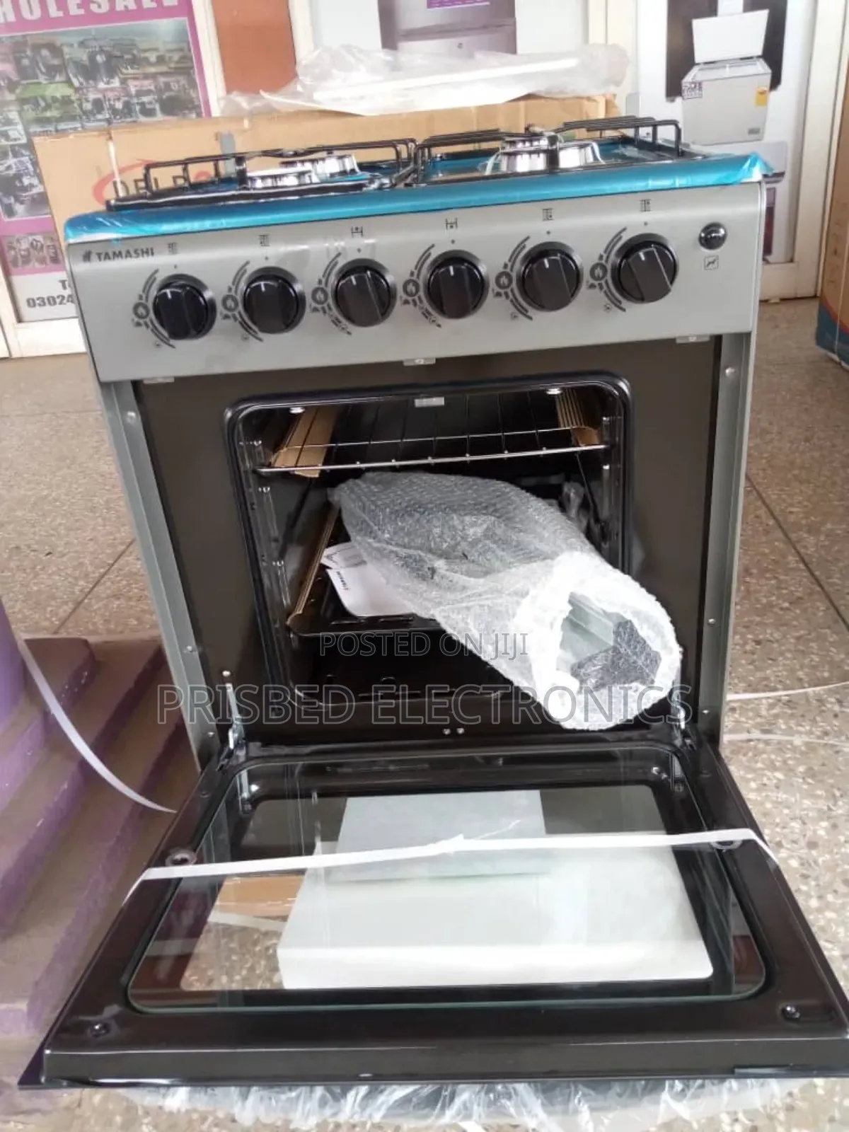 Tamashi 4burner Gas Cooker 60*60 With Oven Grill