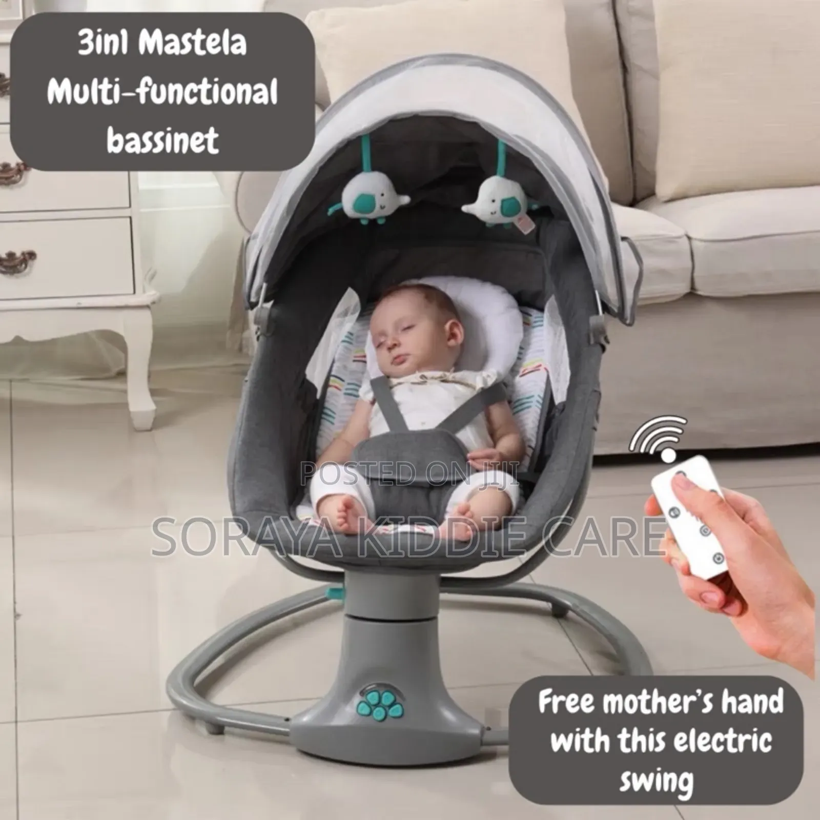 Mastela 3 in 1 Swing / Bassinet