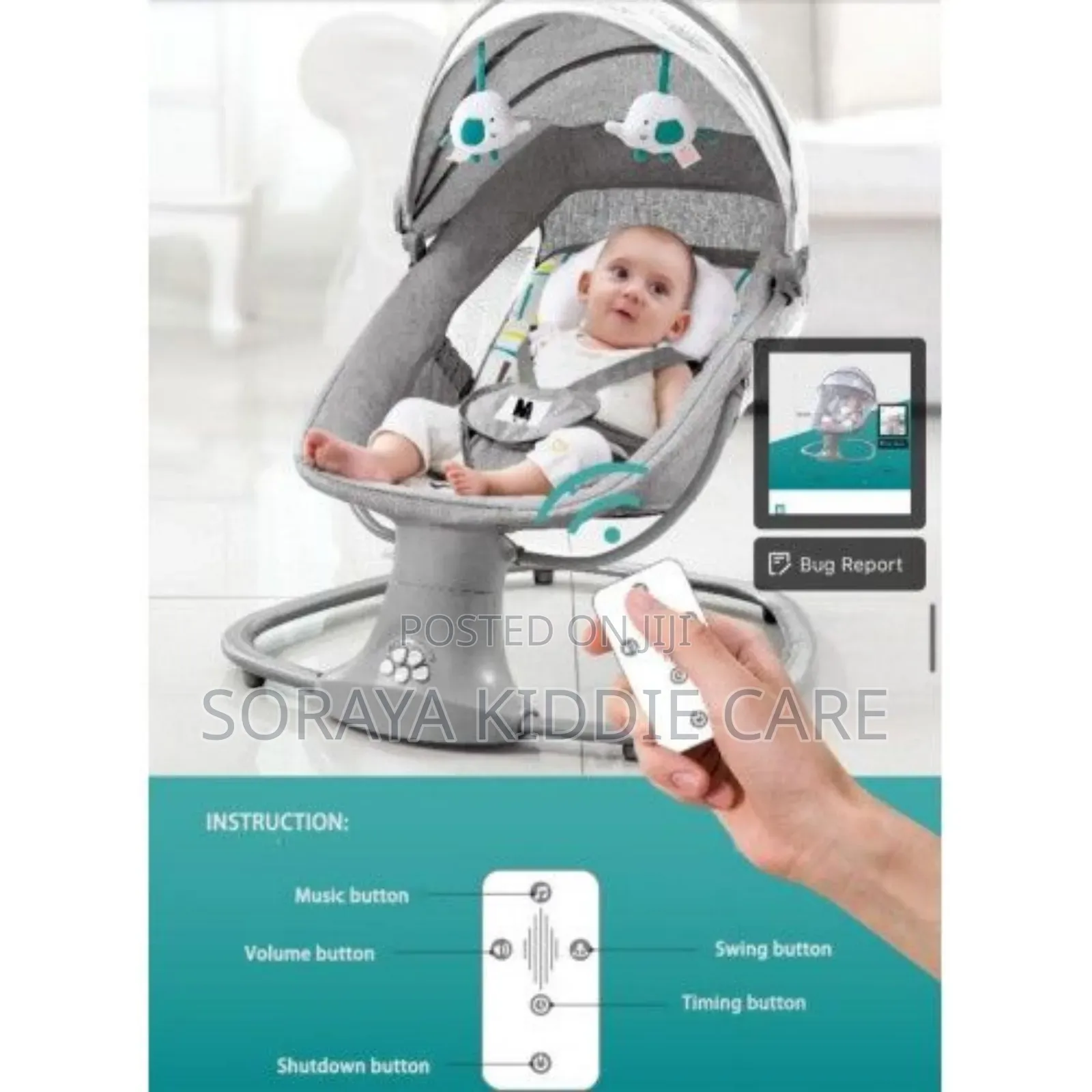 Mastela 3 in 1 Swing / Bassinet