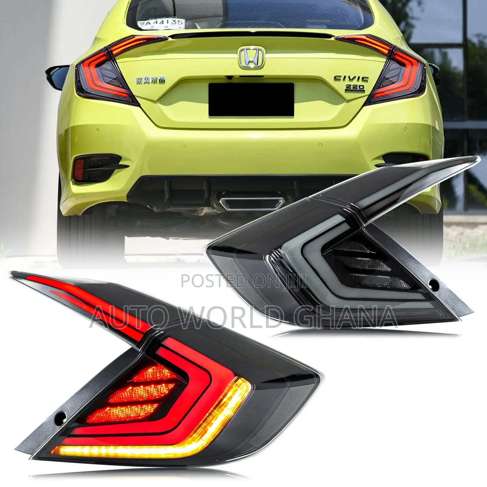 Honda Civic Tail Light 2016-2021