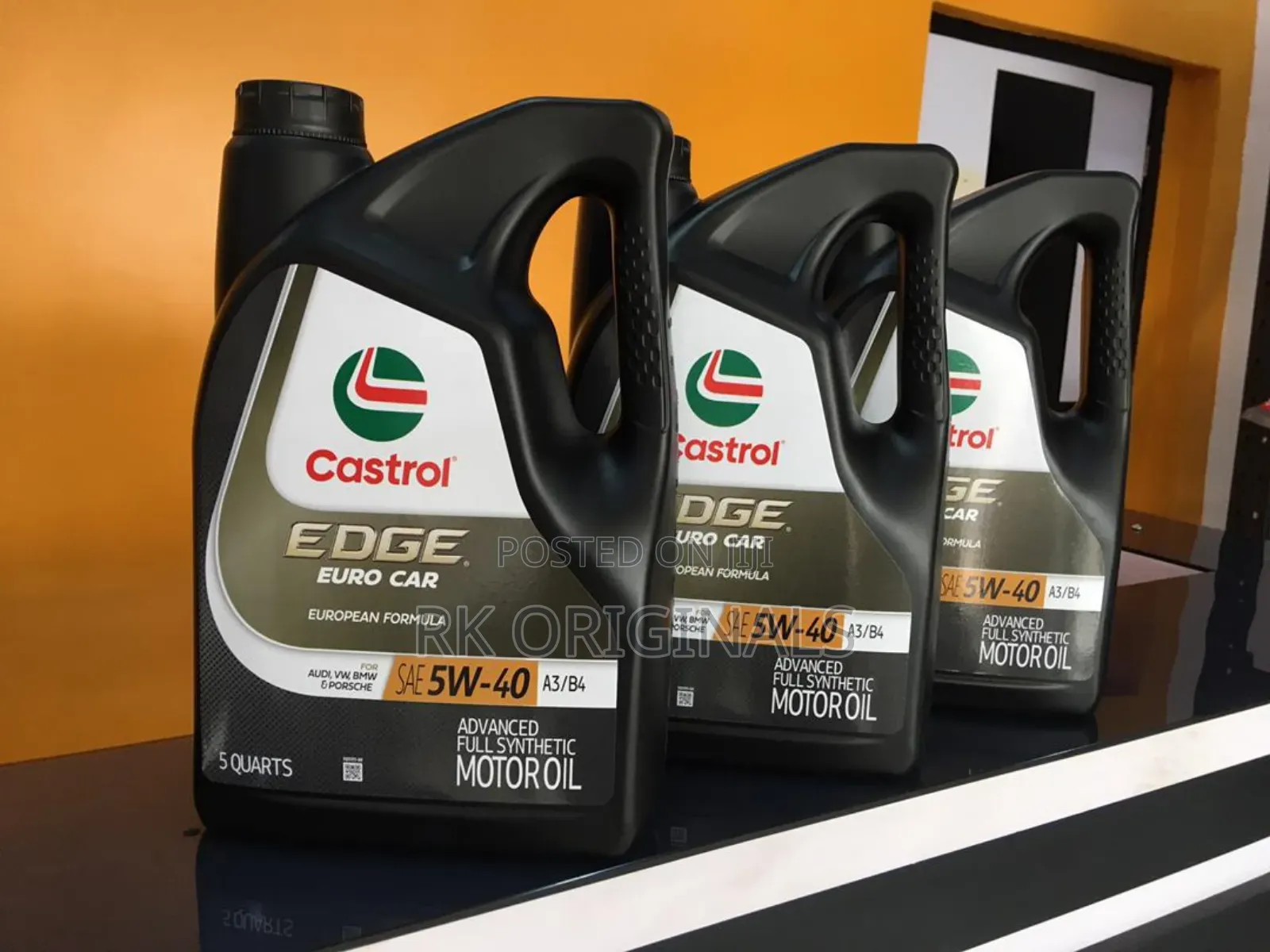 Castrol Edge 5w40 Oil Euro Car 5l  Imported From Usa 🇺🇸
