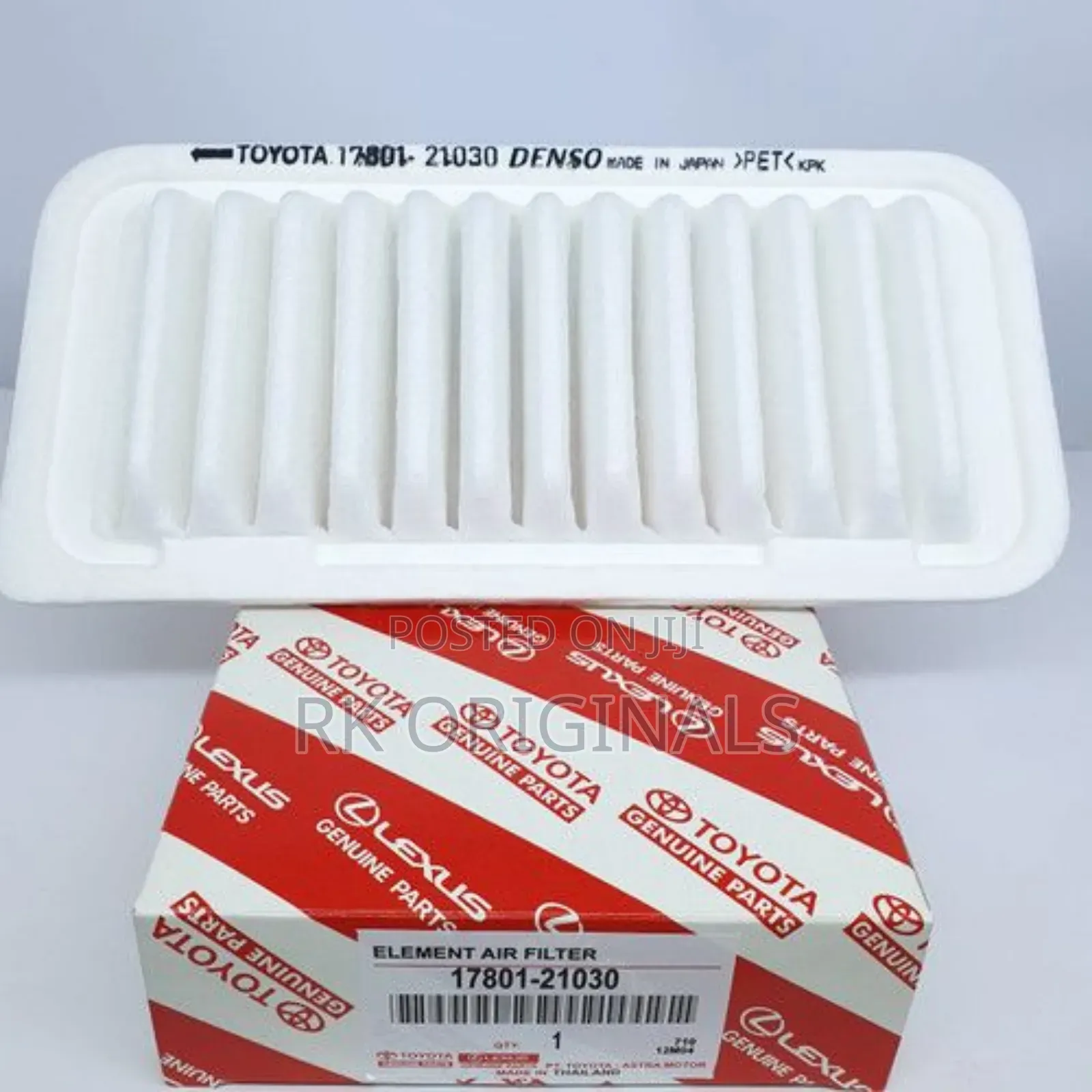 Toyota Vitz/Echo 17801-21030 Genuine Air Filter