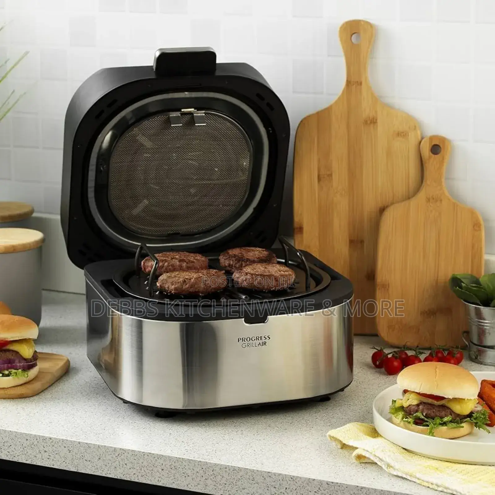 5 in 1 Smokeless Grill Air Fryer