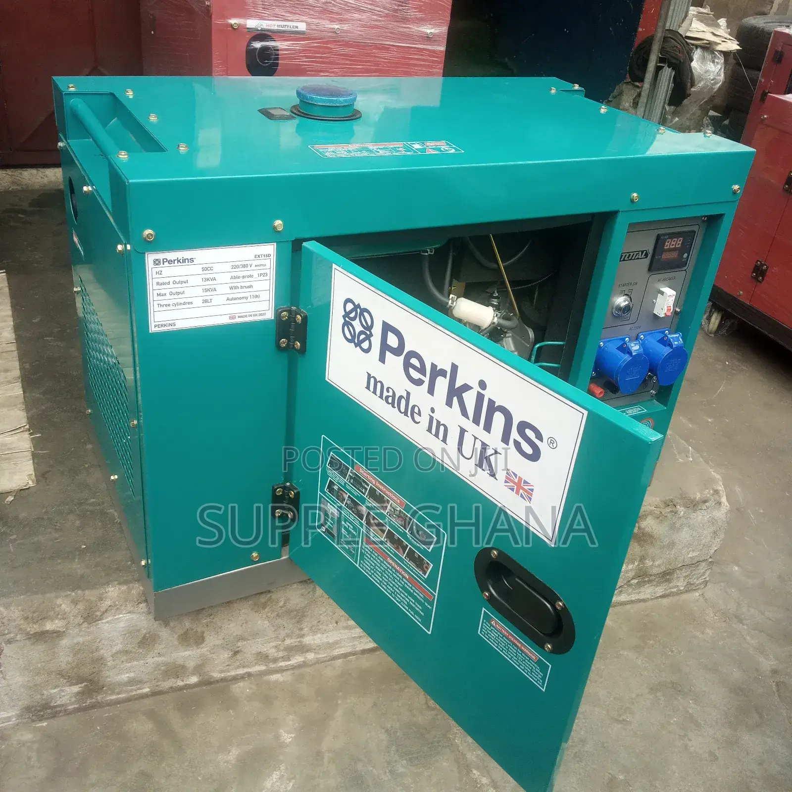 Modern 15kva Perkins Diesel Generator 16500watt Generator 