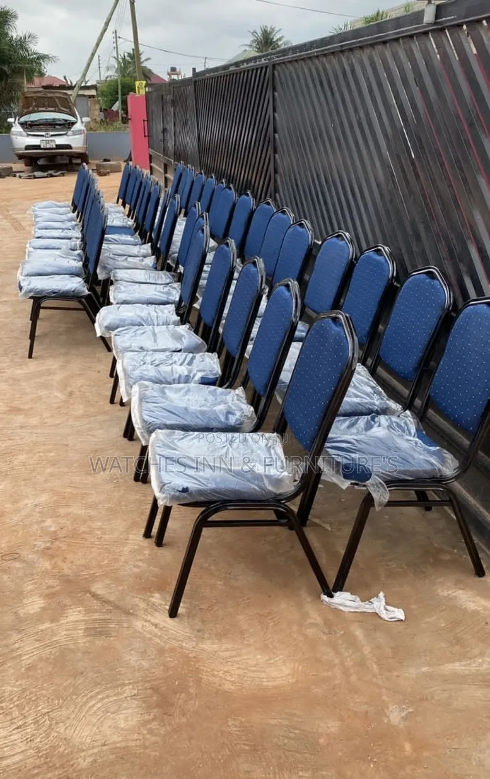Black Metal Frame Conference, Auditorium, Church Chair