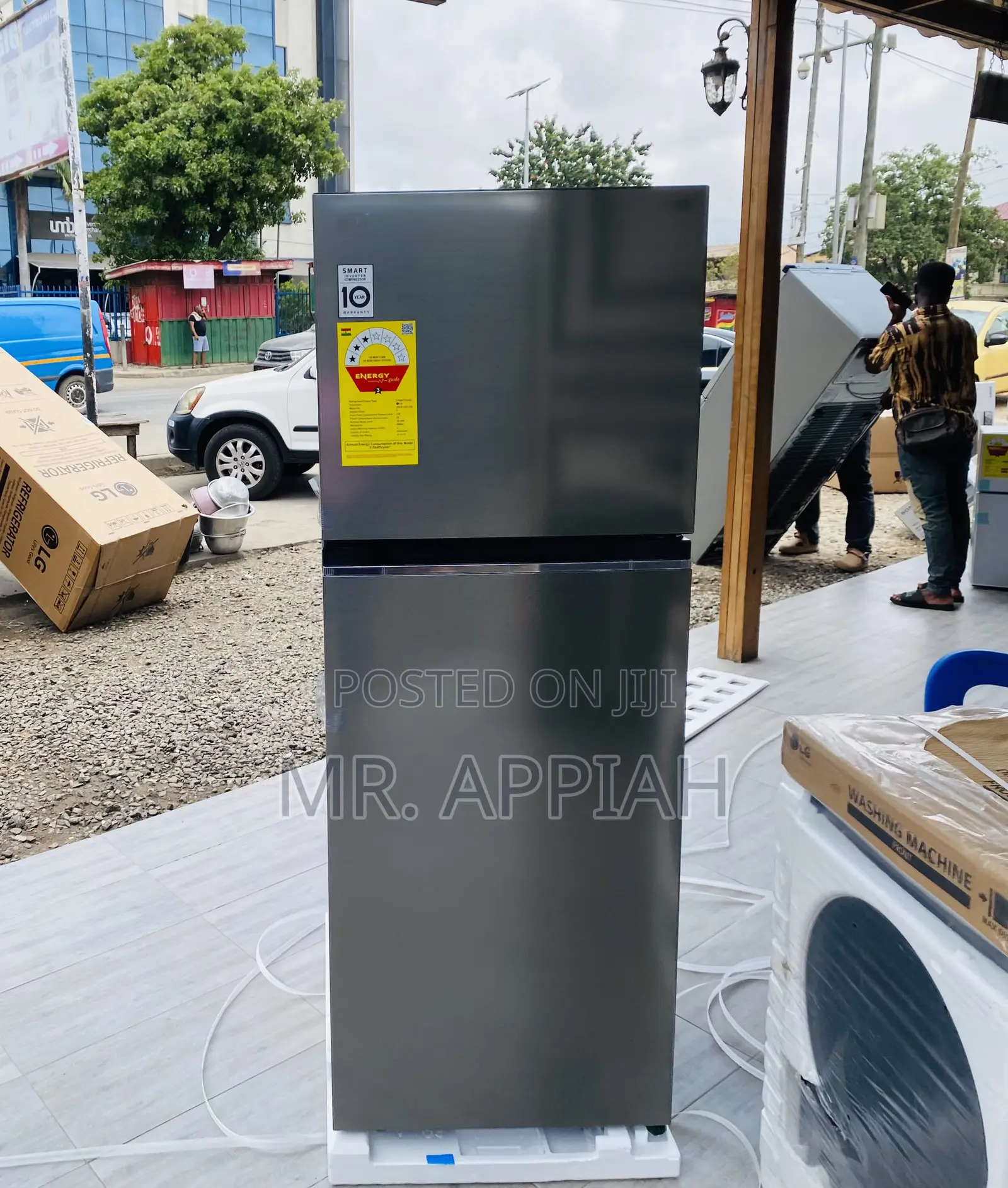 Authentic LG GN-B312PLGB Top Freezer Electric Fridge(Gray) 
