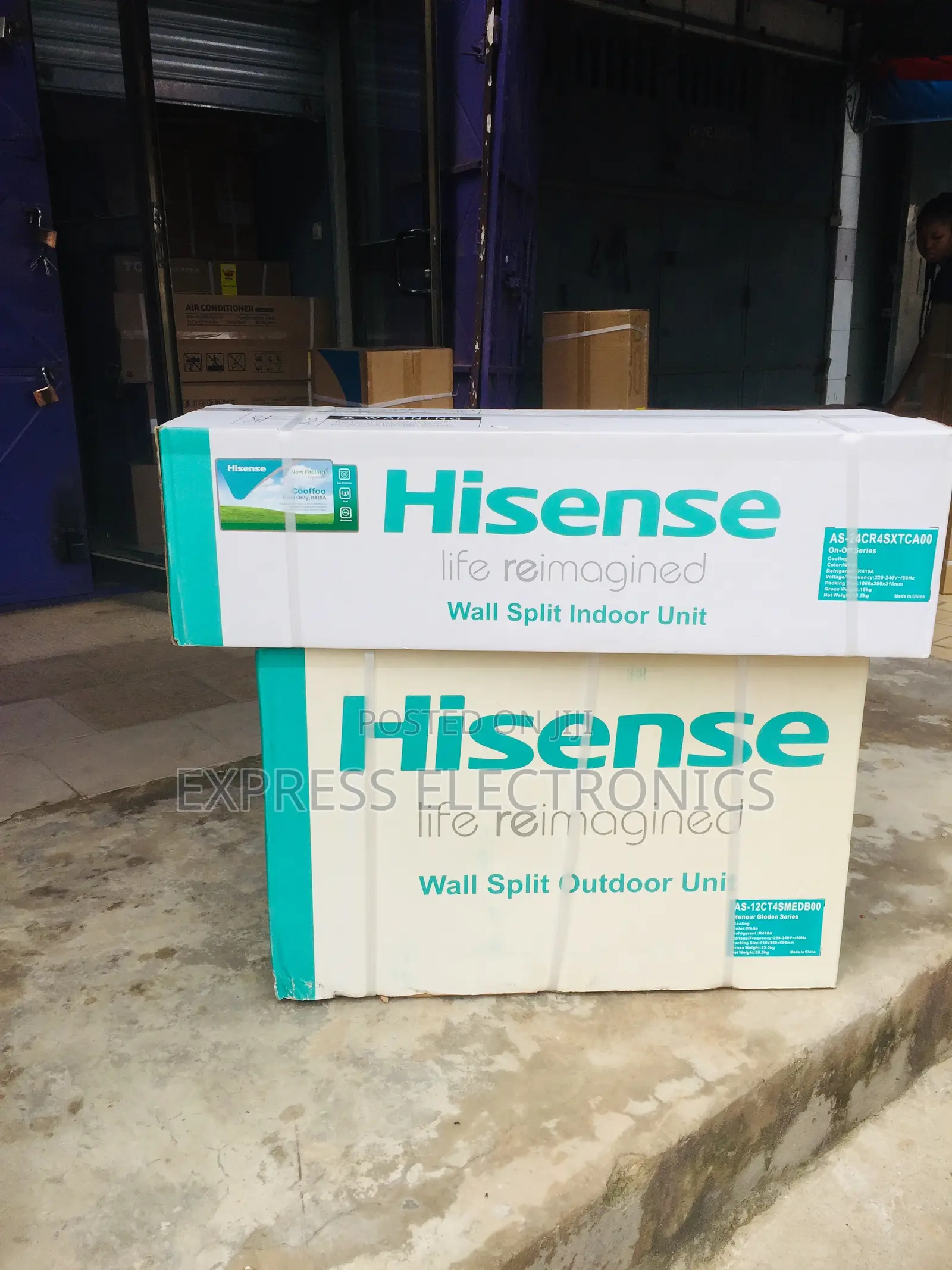 24timer Split R410 Hisense 1.5hp