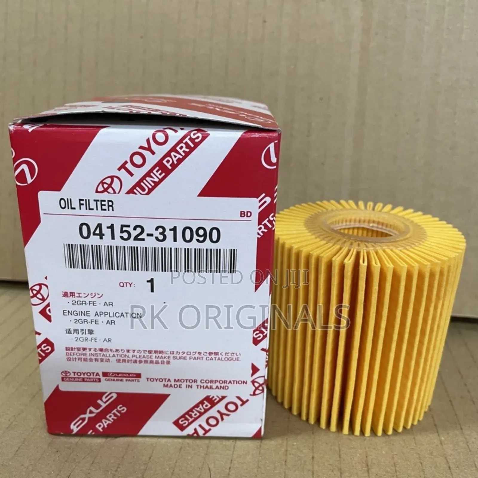 Toyota Highlander 2008-2022 Oil Filter 04152-31090 Japan