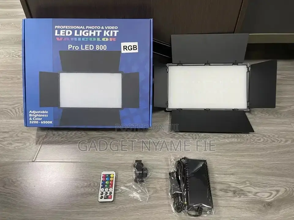 50 Watts Multicolored Studio LED Lights With Battery Charger