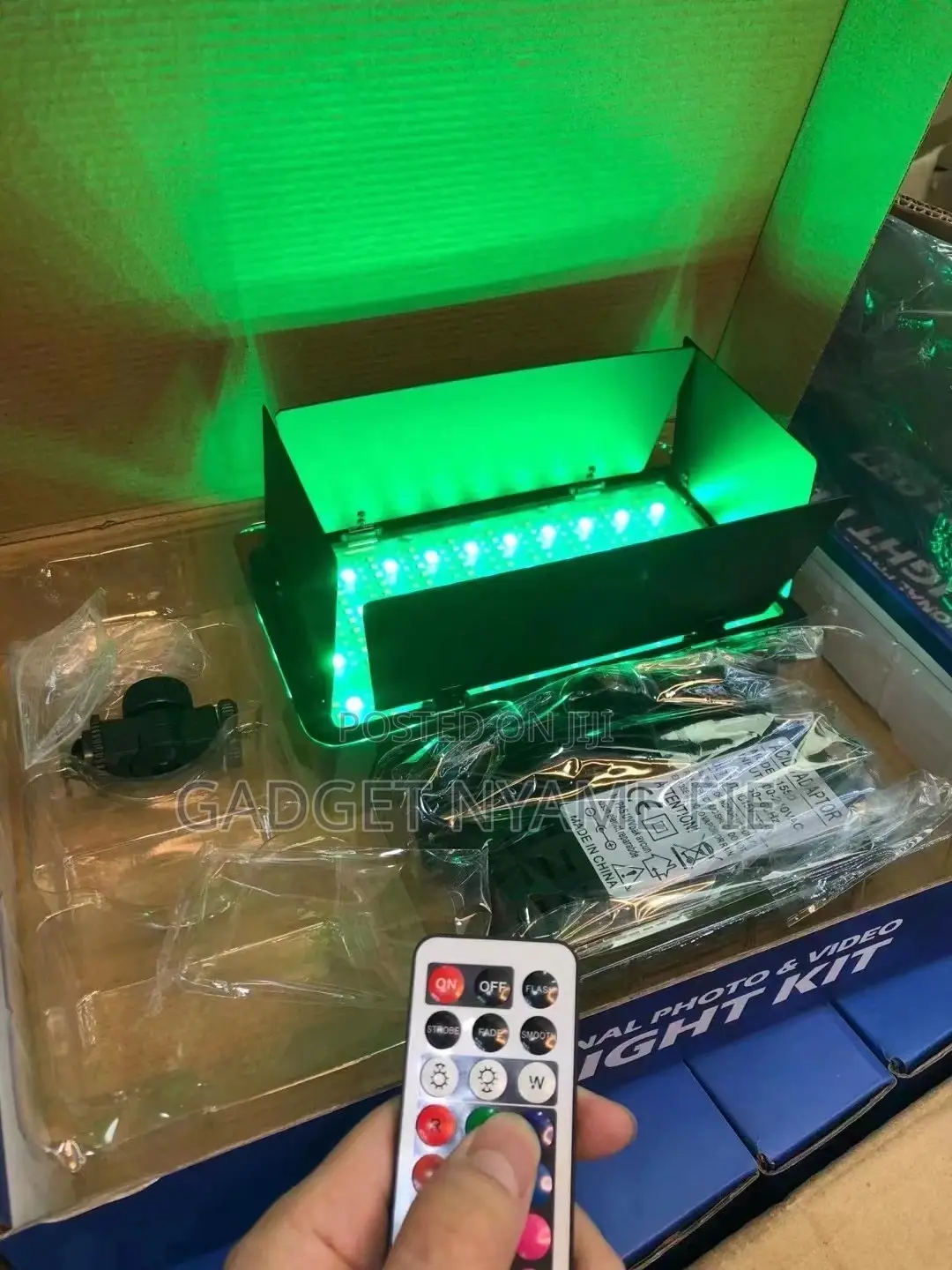 50 Watts Multicolored Studio LED Lights With Battery Charger