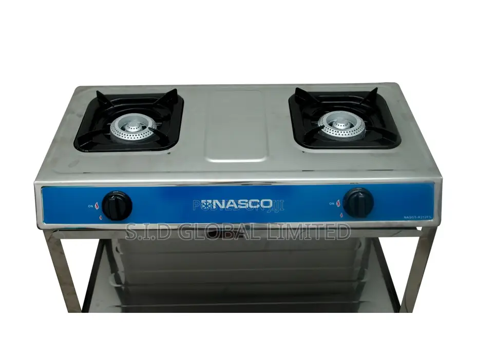 Incredible Nasco 2 Burner Gas Stove Silver Nasgs-K212fs