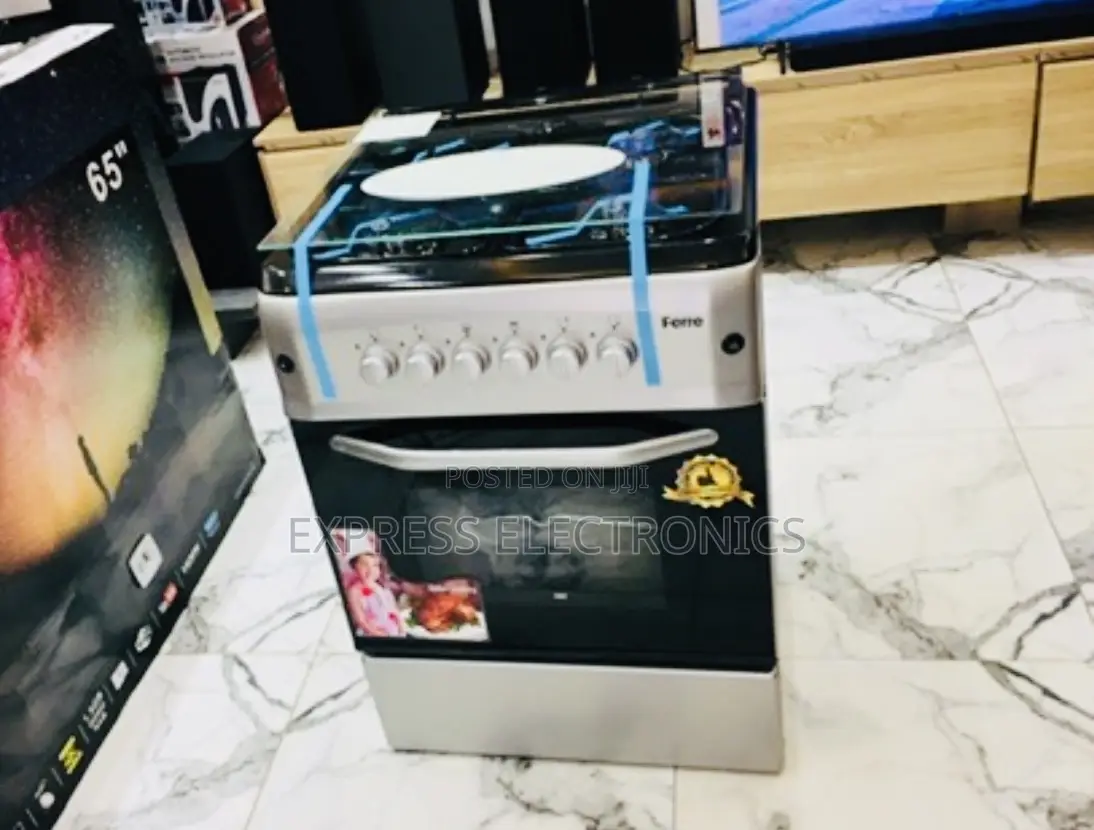 Ultra Fine Sliver Smart Gas Cooker Oven 4burner 60/60