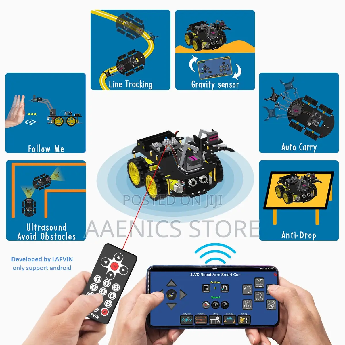 Mechanical 2 in 1 Smart Robot Car