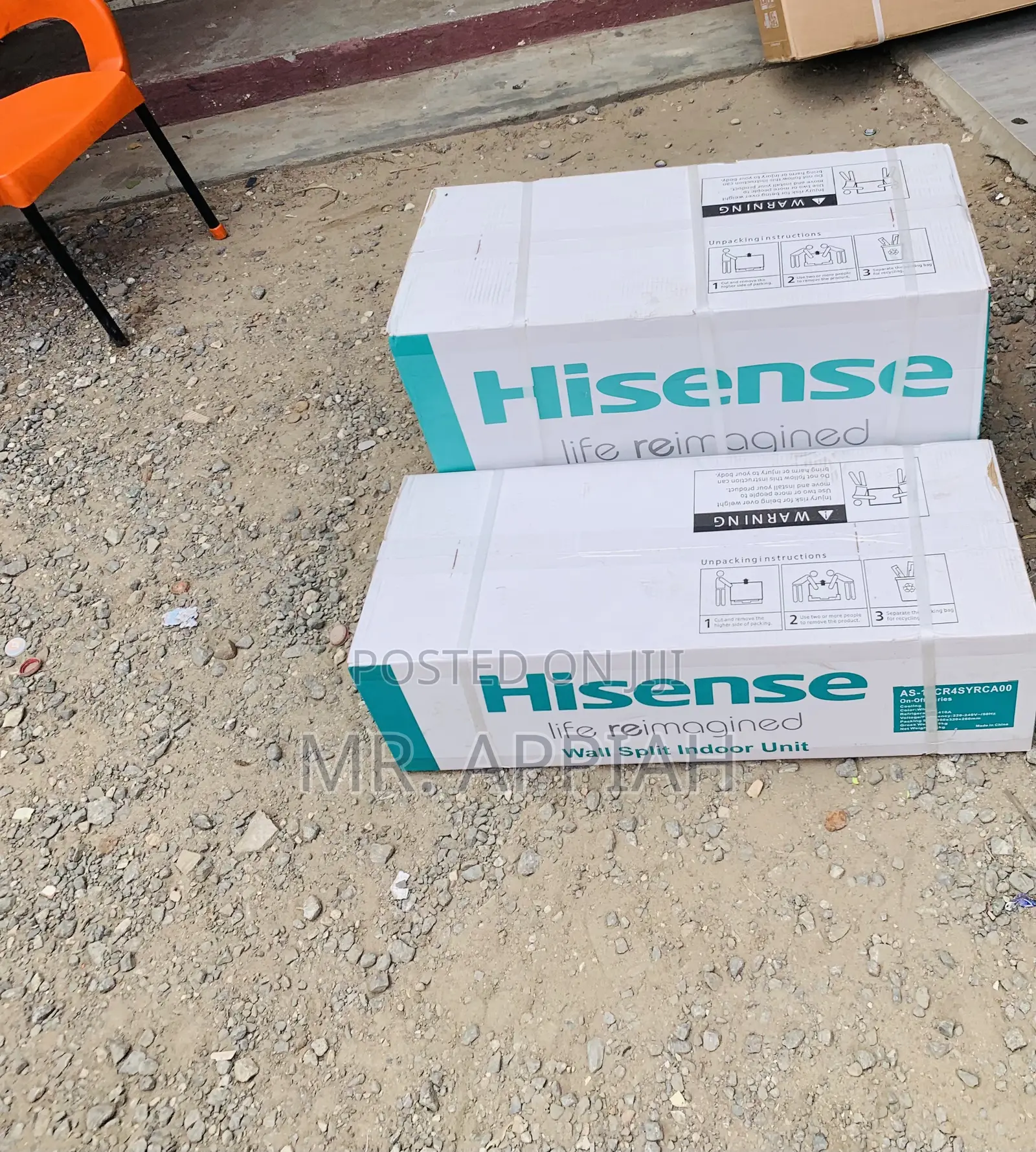 Split Electric Hisense 1.5hp R410 Gas Air Conditioner