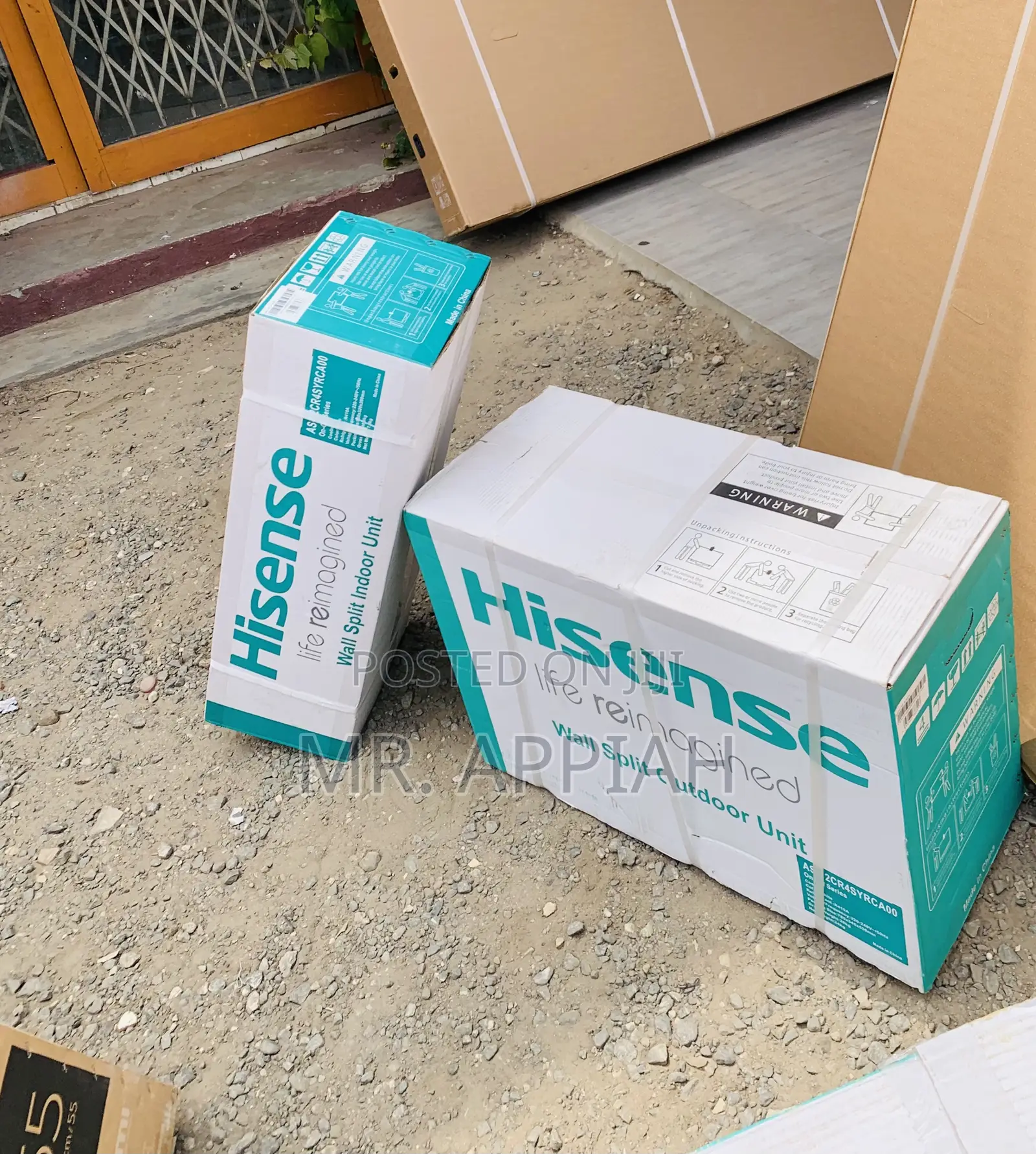 Split Hisense 2.5hp R410 Gas(Non Inverter)Ac