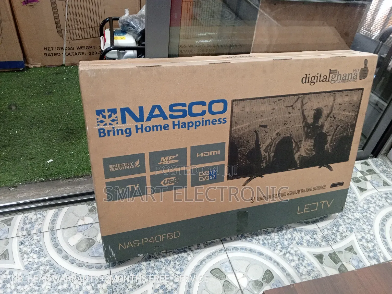 Nasco Television Television 40inche Digital Satellite LED TV