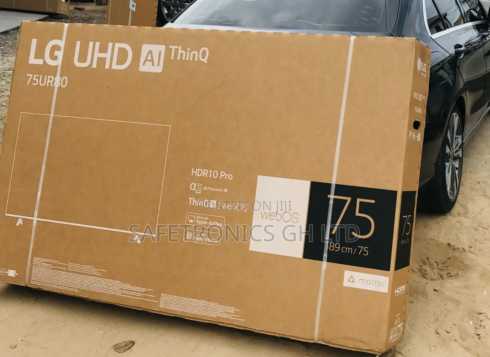 75 Inch Lg Ur80 Sleek Uhd Electric Led Tv