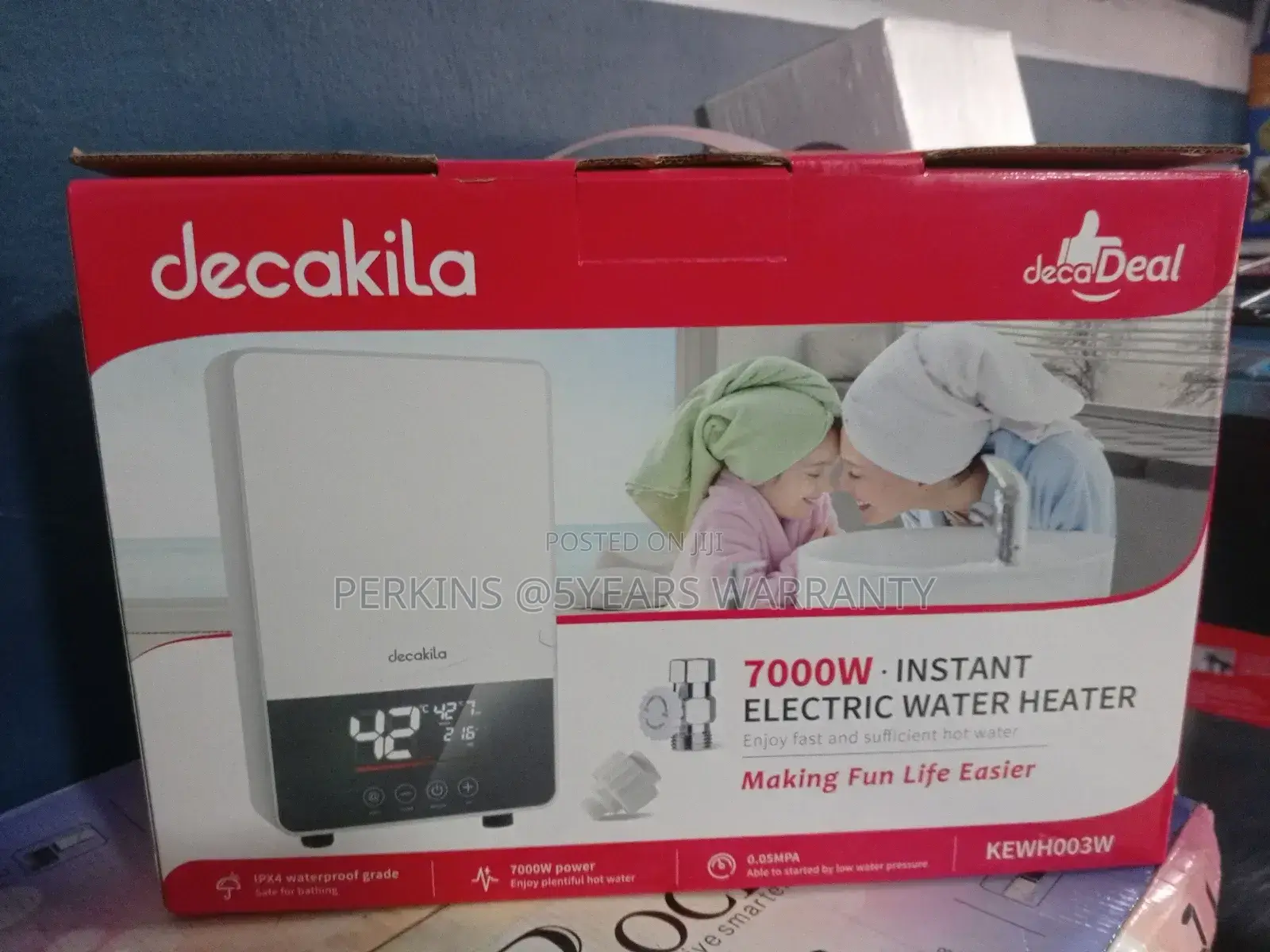 Instant Electric Water Heater Decalife 7000watts
