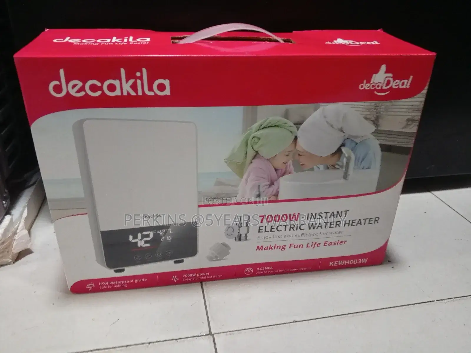 Water Heater Decalife 7000watts Enjoy Plentiful Hot Water