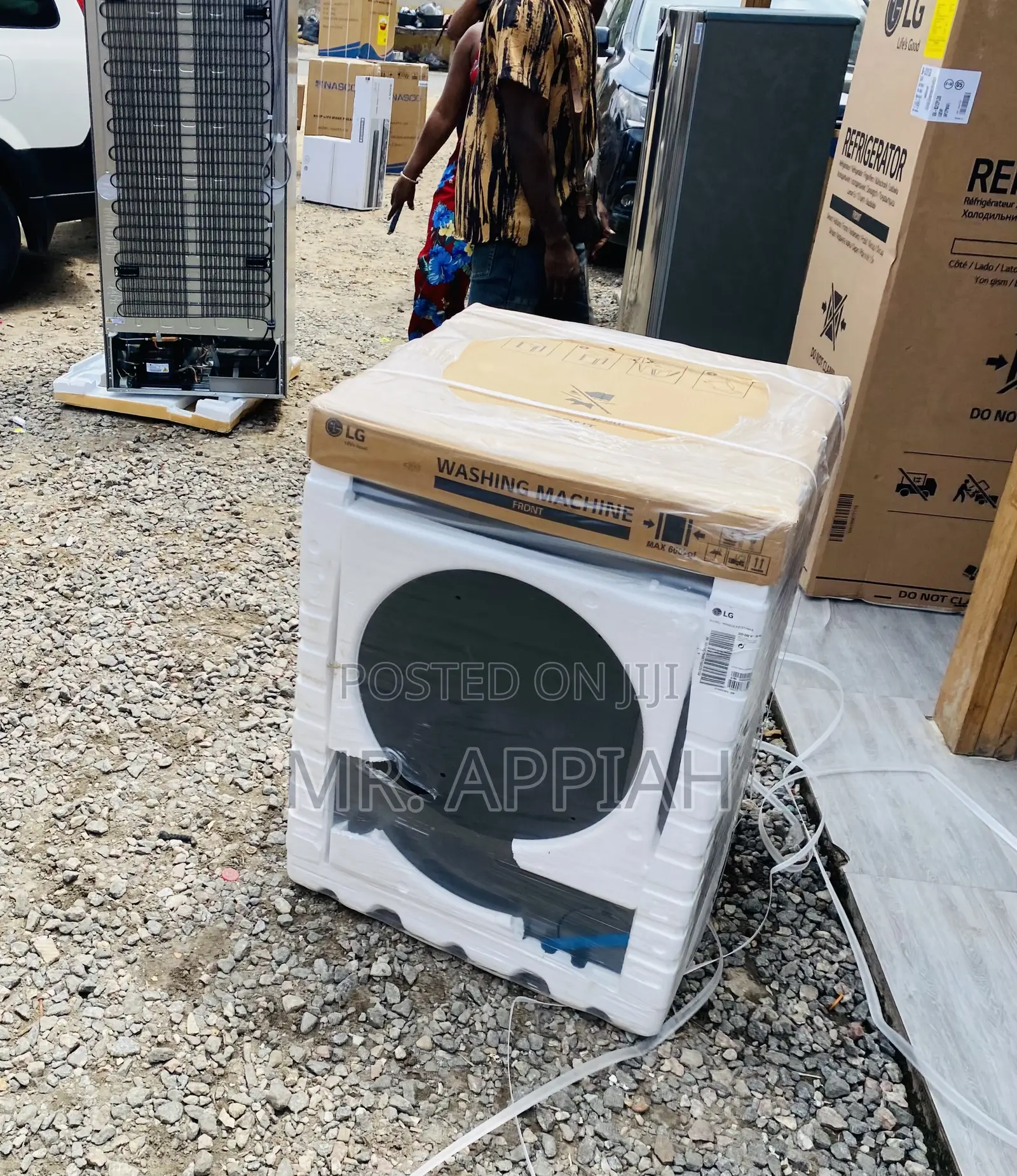 Brand New LG 8kg Front Load Washing Machine(F2T2TYM1S)Black