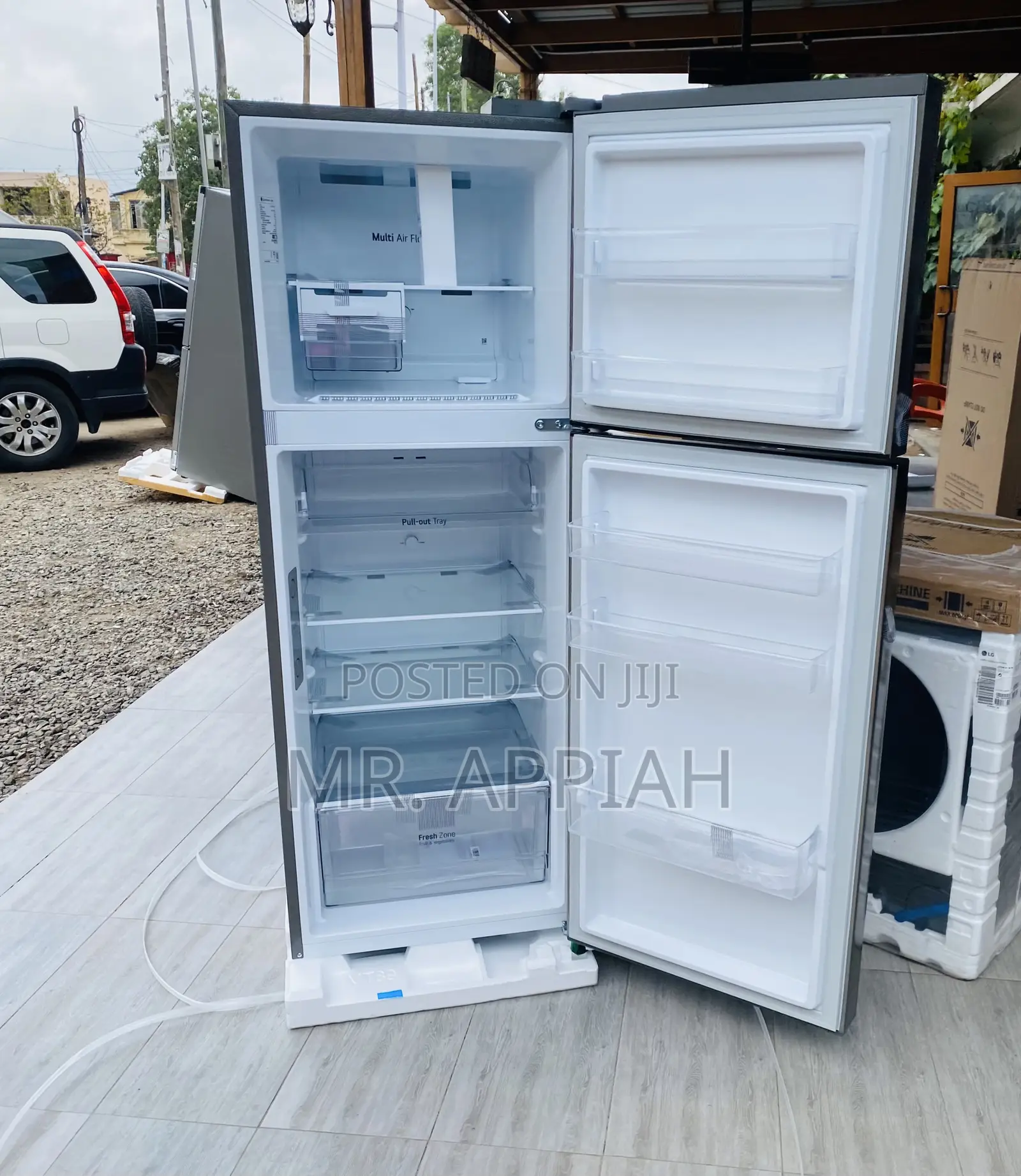 Fresh in Box LG GN-B312PLGB Top Freezer Electric Fridge,Gray
