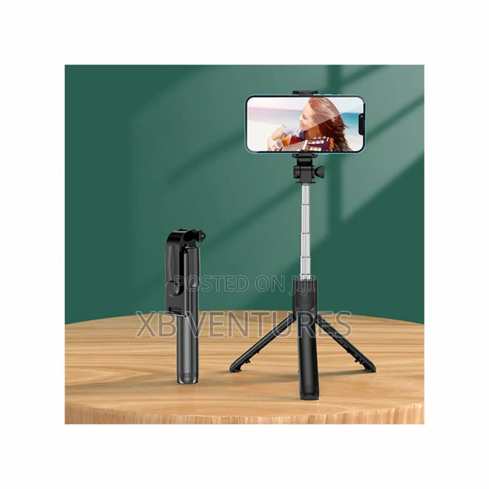 Bluetooth Selfie Stick Tripod + Shutter Remote Control