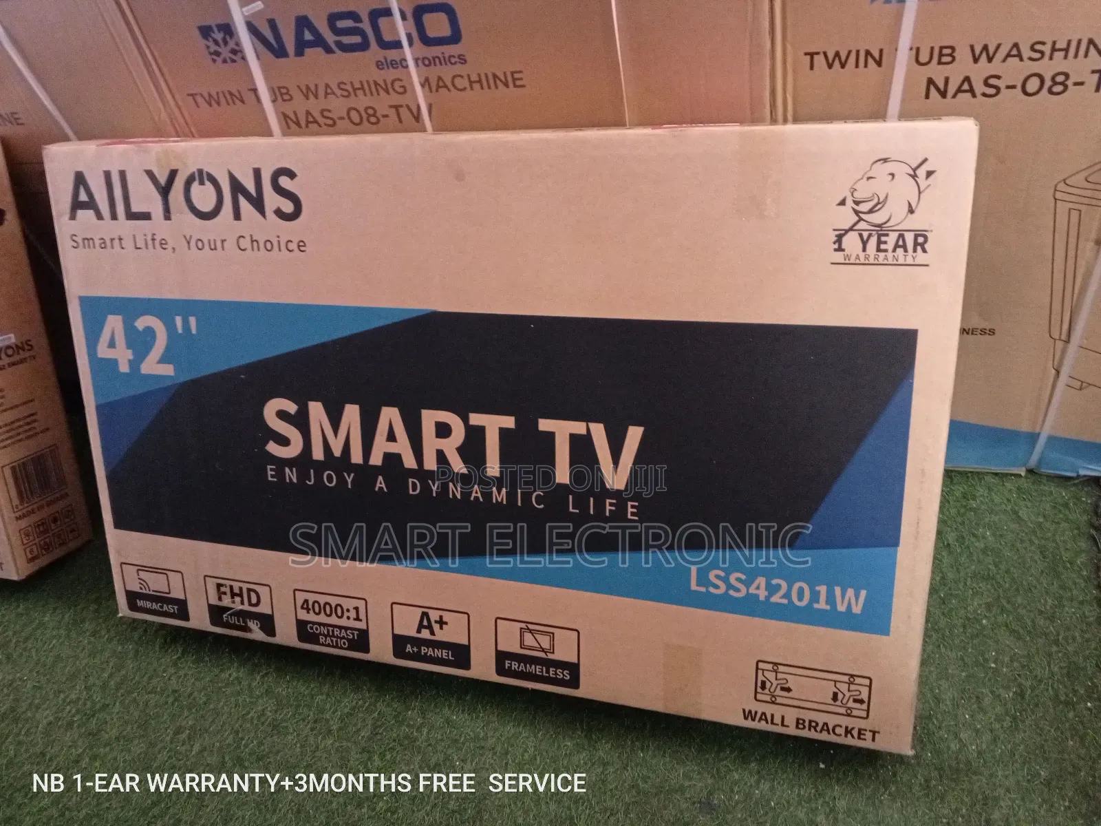 Ailyons Television Television 42inches Smart TV Super Strong