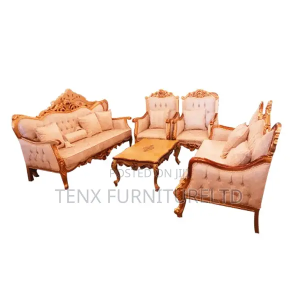 Royal Sofa Set With Coffe Table (Antique)