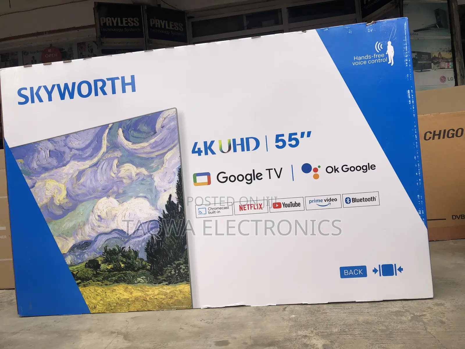 Classic Skyworth 55inch Android Google Tv