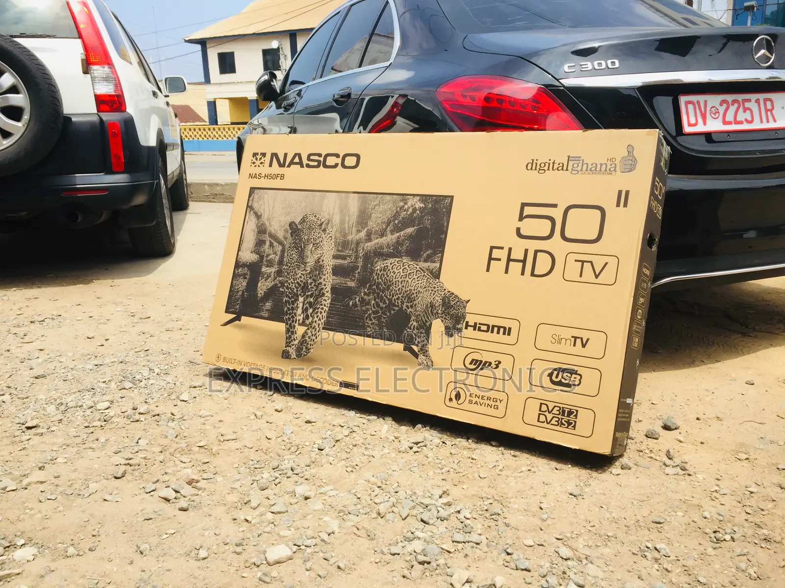 Ultra Fine Slim FHD Satellite Digital Nasco 50” Television 