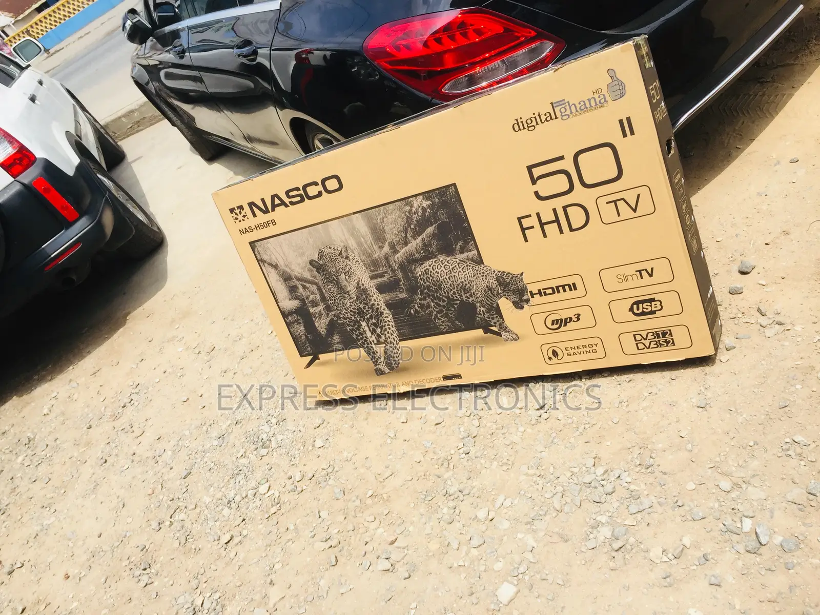 Ultra Fine Slim FHD Satellite Digital Nasco 50” Television 