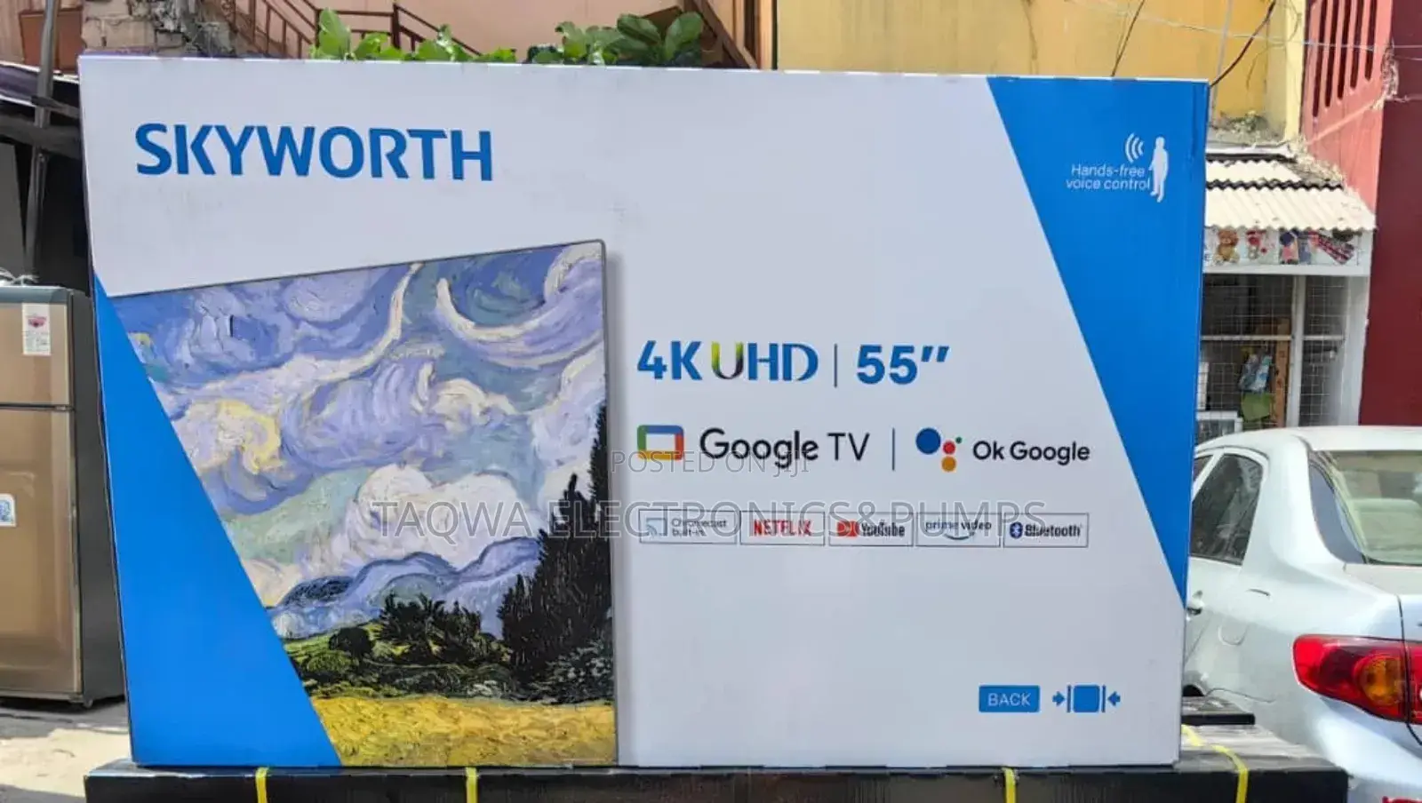 Android Google Skyworth 55" Smart TV