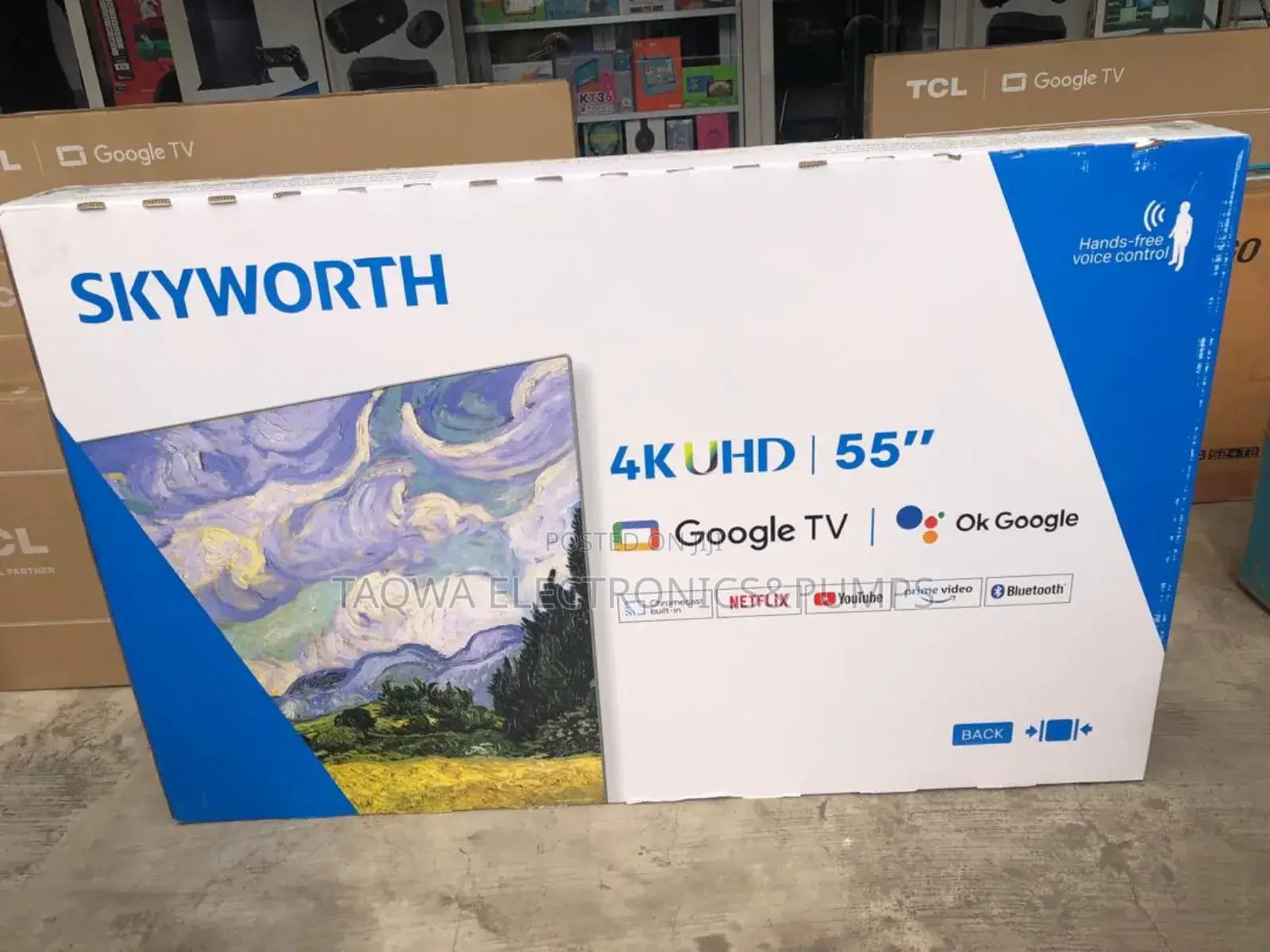 Latest Skyworth## 55"Inches Android Google Tv