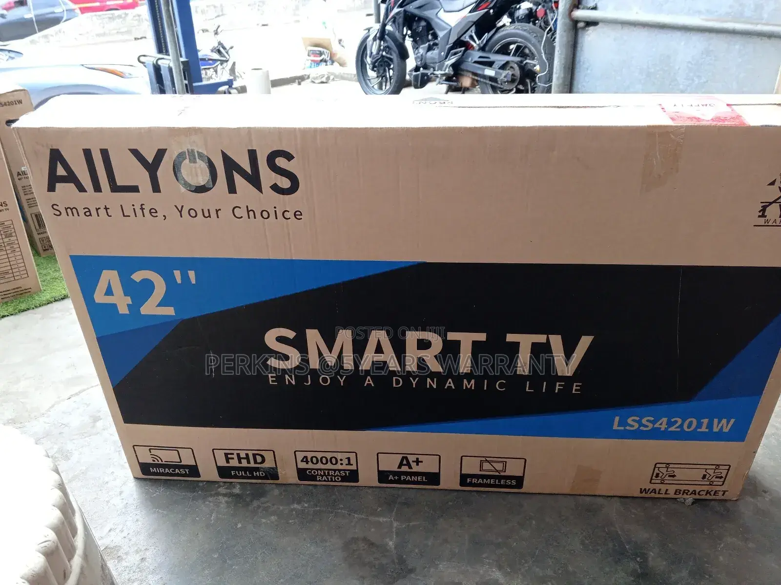 Ailyons Smart Android Tv Dynamic 42inches TV TV Ailyons