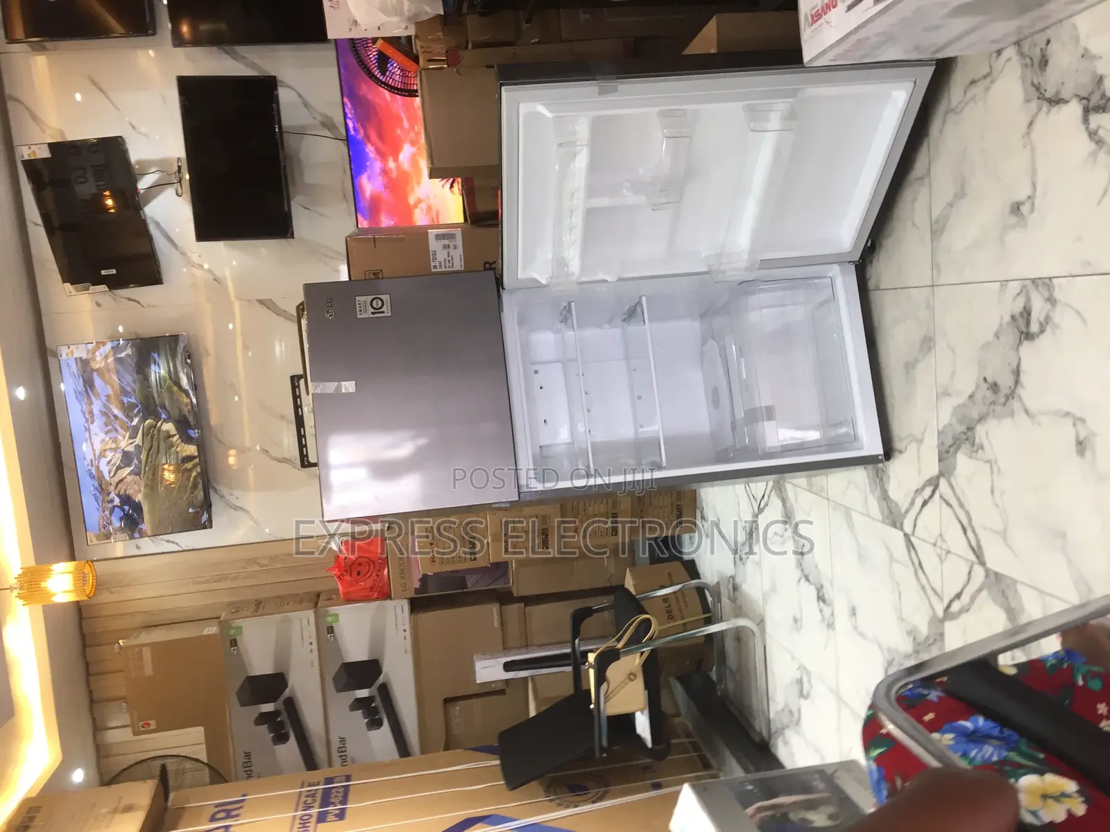 Available Now at Store Double Door Smart Fridge GN-B202SQBB