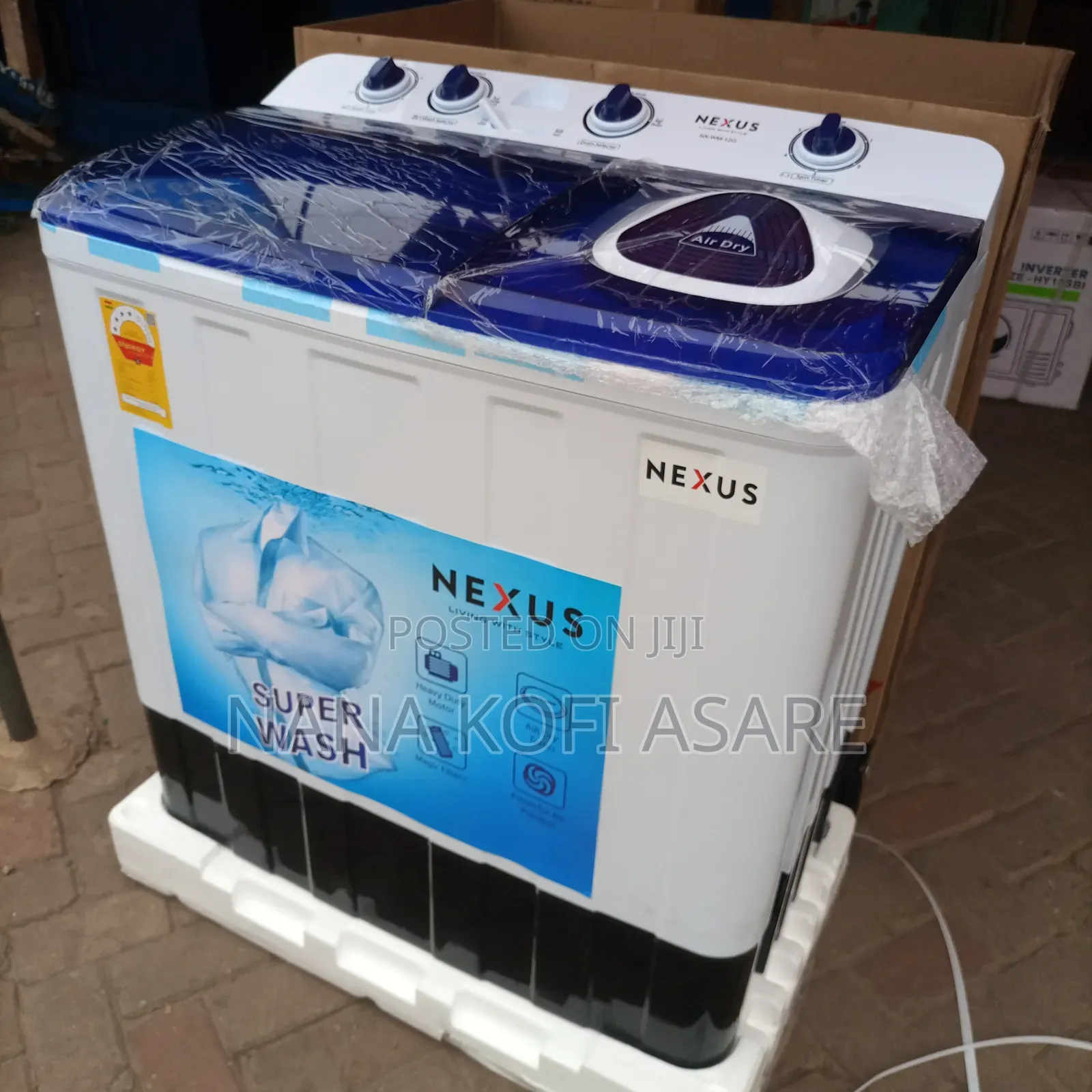 Nexus 12kg Semi Automatic Washing