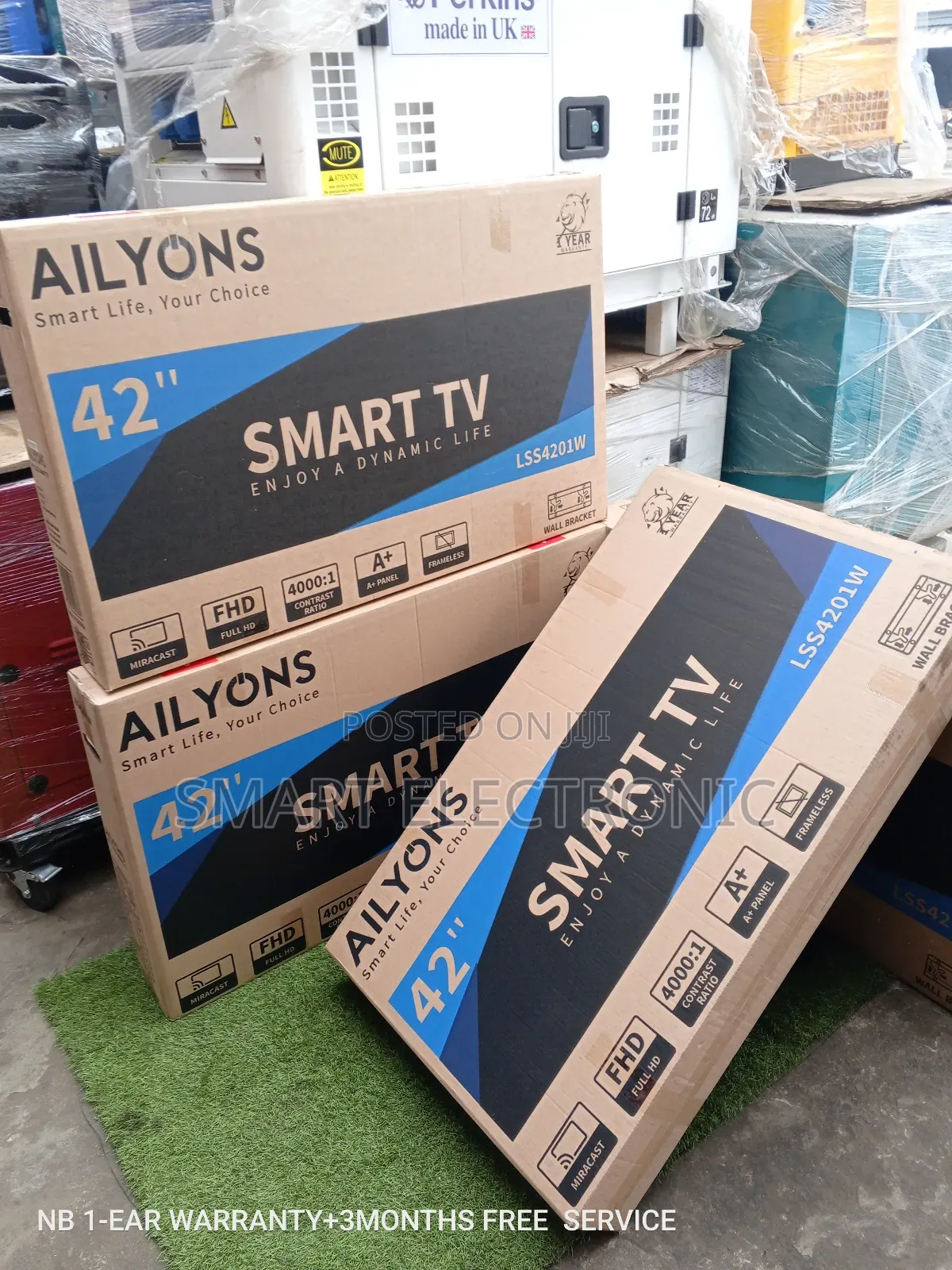 Wi-Fi FHD Frameless Ailyons Television Smart Android TVS TVS