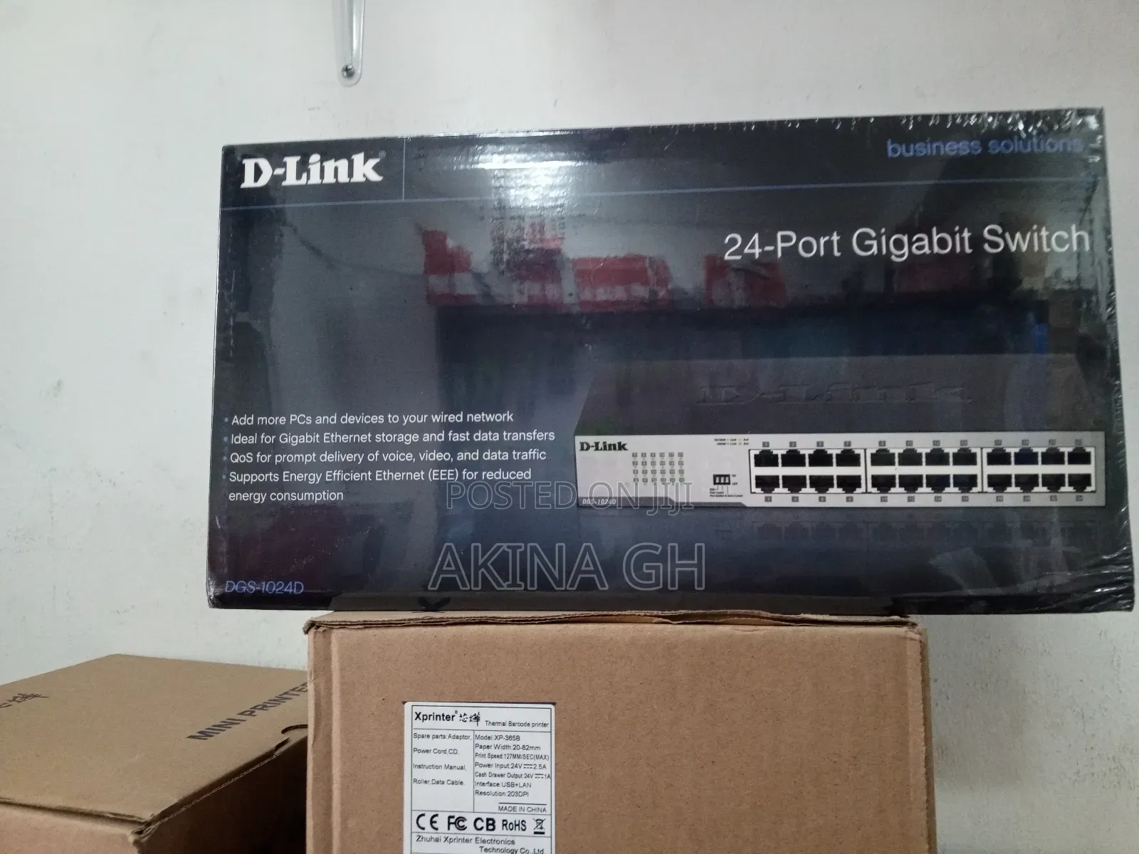 D-Link 24 Port Gigabit Switch Dlink DGS-1024d