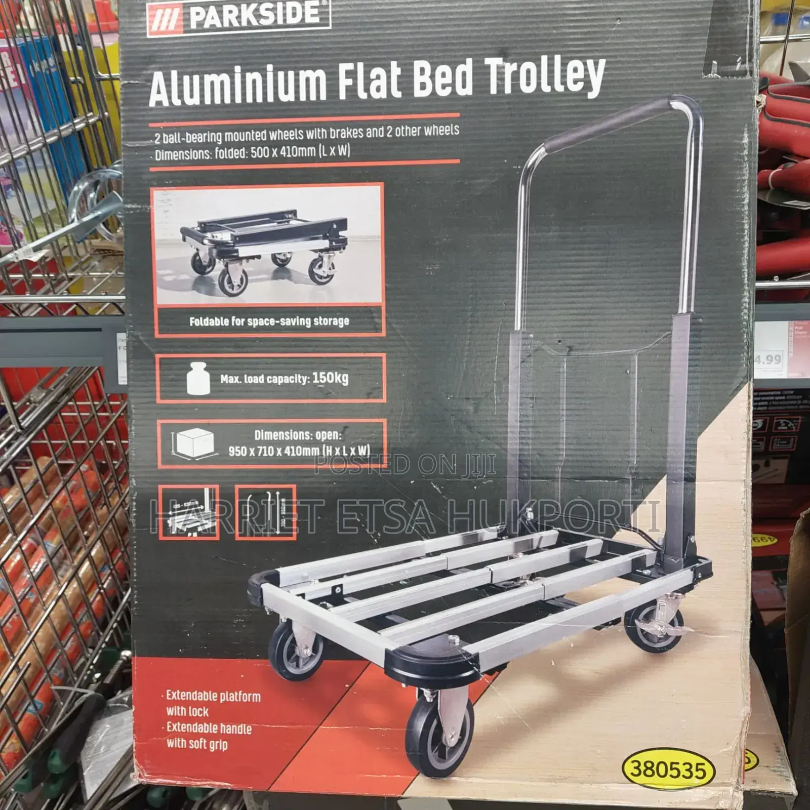 Brand New Aluminum Flat Bed Trolley From Uk
