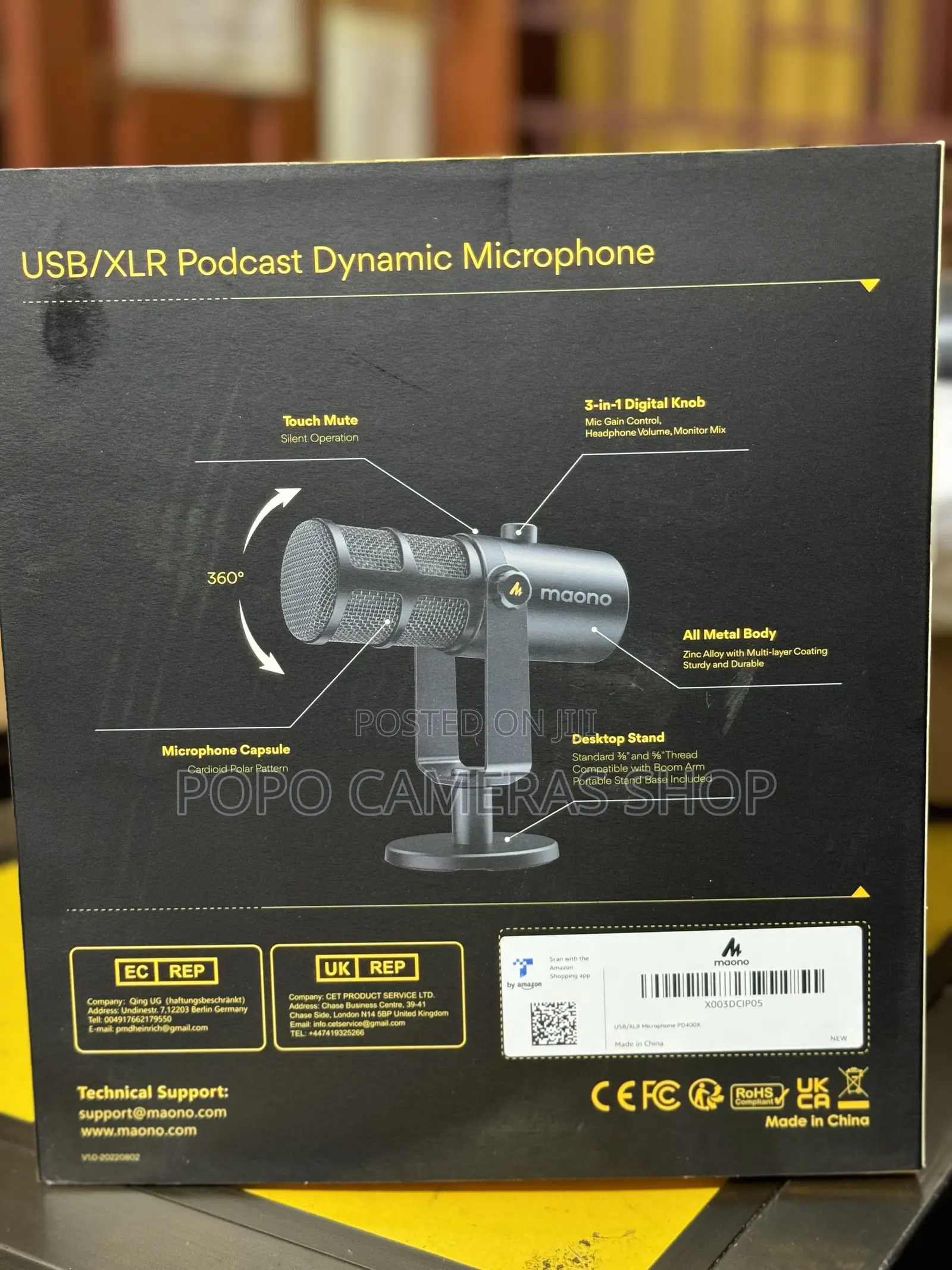 Maono PD400X Professional Podcast Microphone