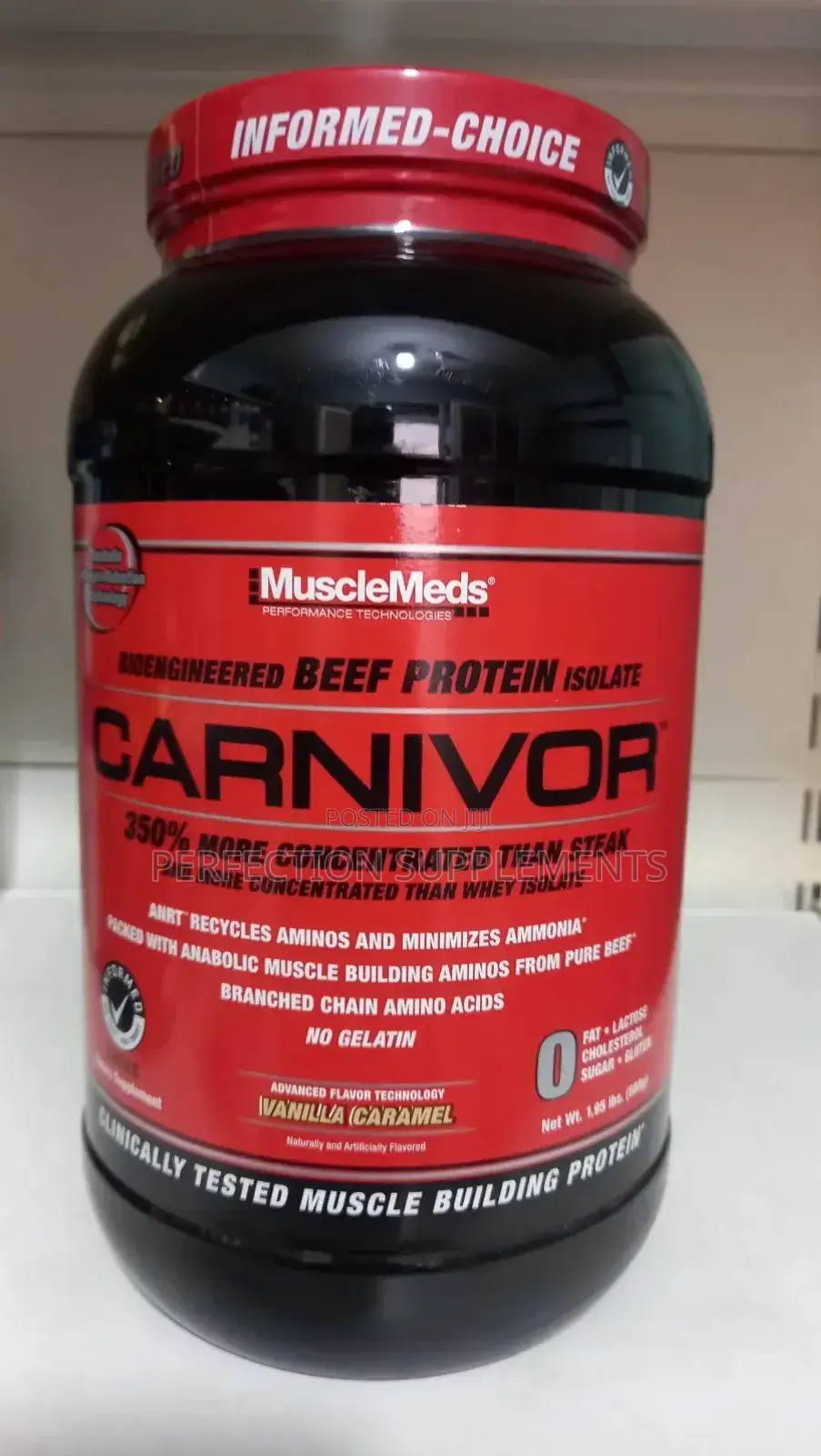 Musclemeds Carnivor Beef Protein Isolate 
2lb
